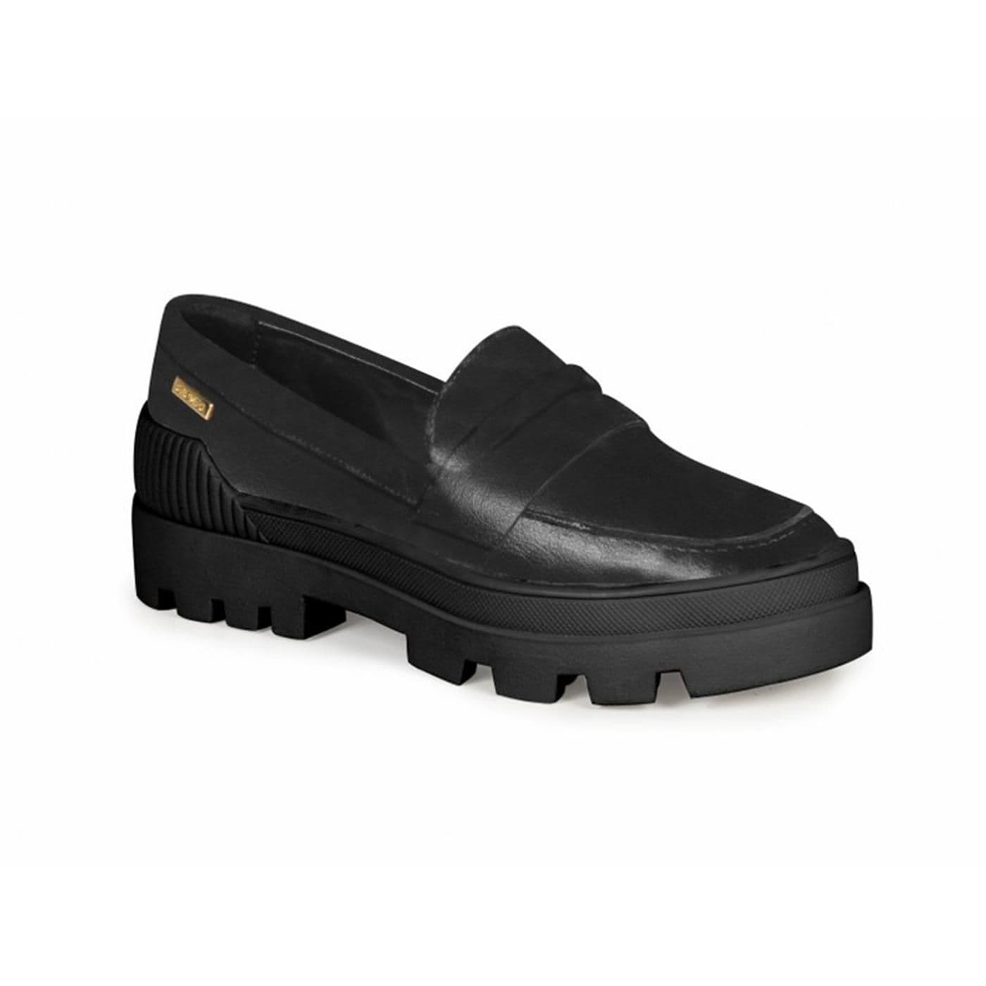 4117633 MOCASIN PLATAFORMA black (sola preta) image.