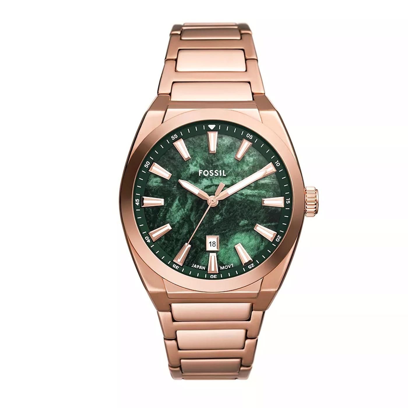 EVERETT THREE-HAND DATE pink image.