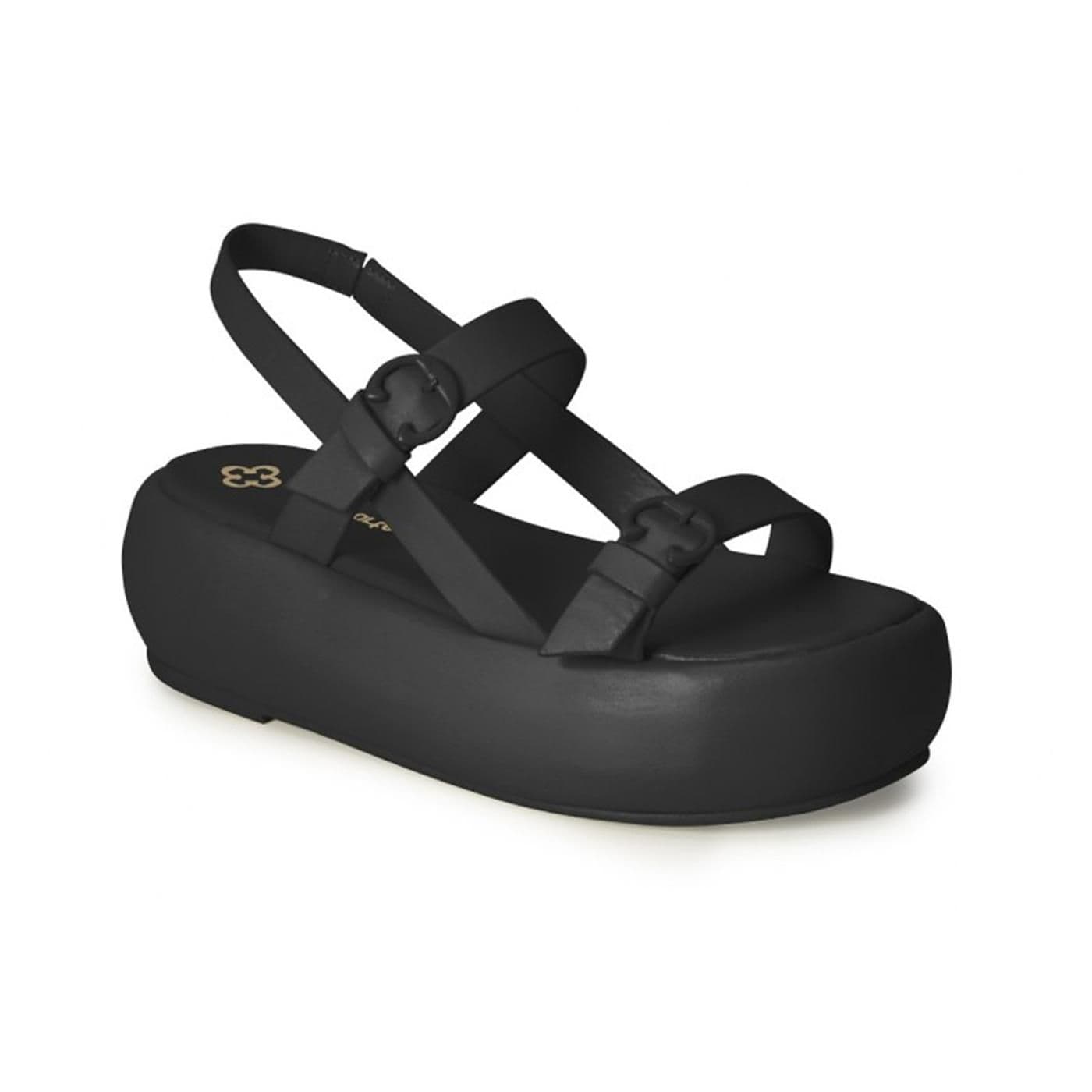 4017228-5 SANDALIA PLATAFORMA preto image.