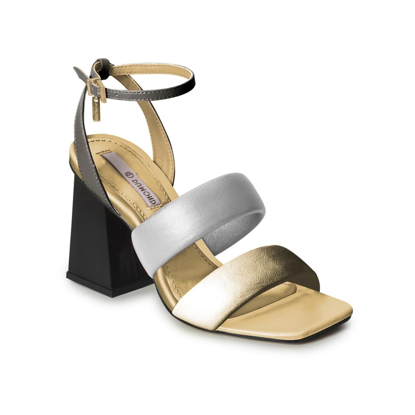 4118177-7 SANDALIA TACON ouro light/prata/onix image.