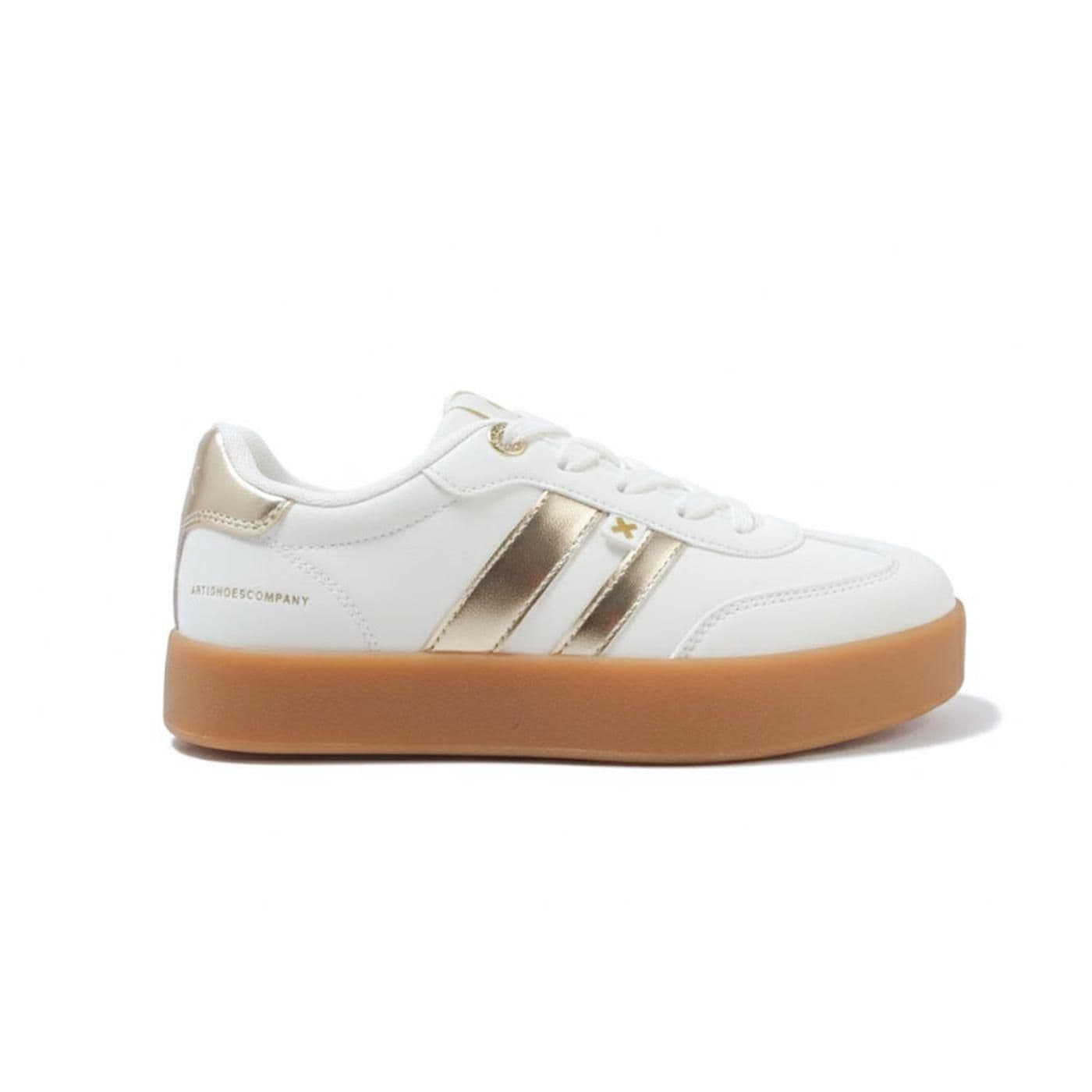 ZAPATO DE NIÑA 151360 blanco-oro image.