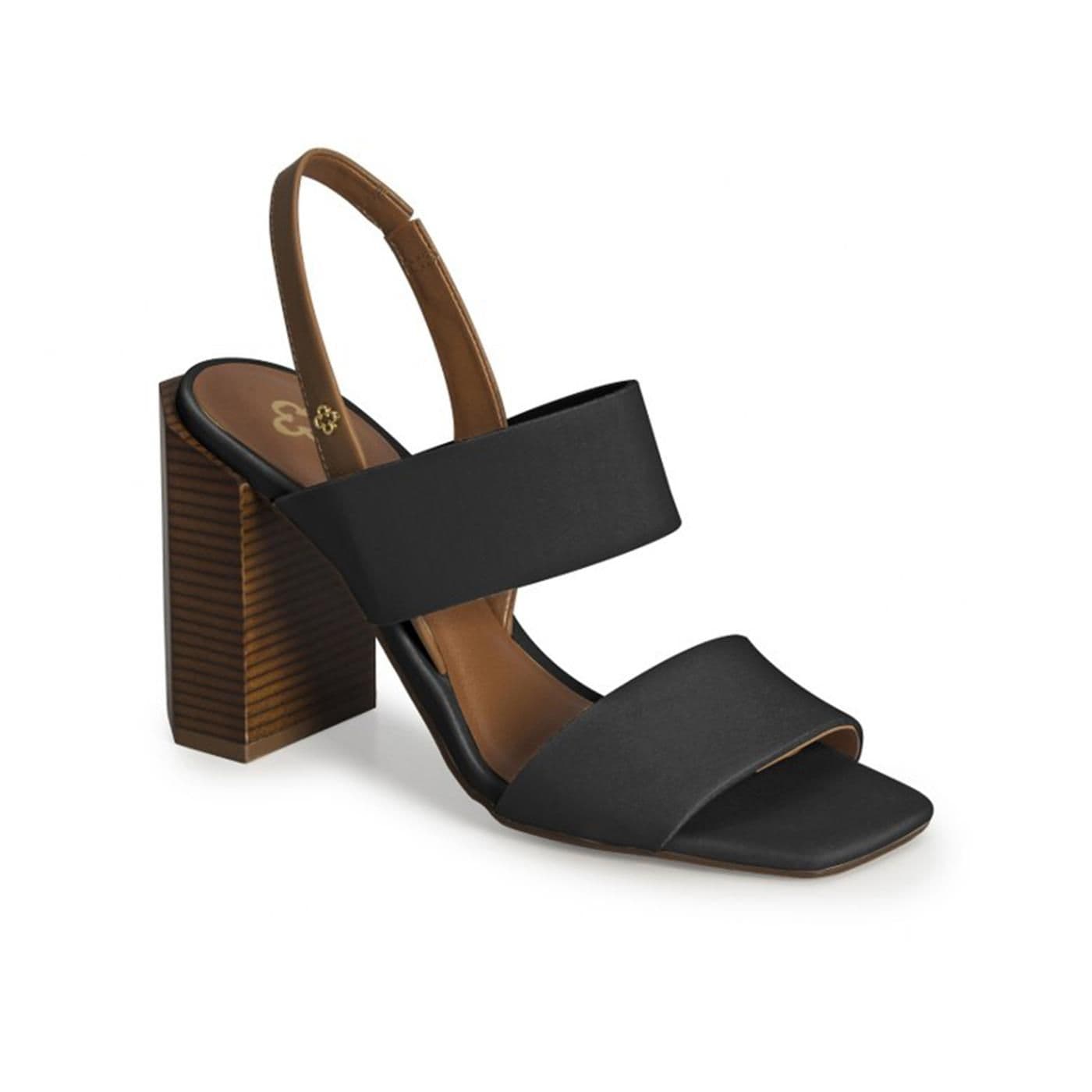 4017175-3 SANDALIA TACON preto/torrone/preto image.