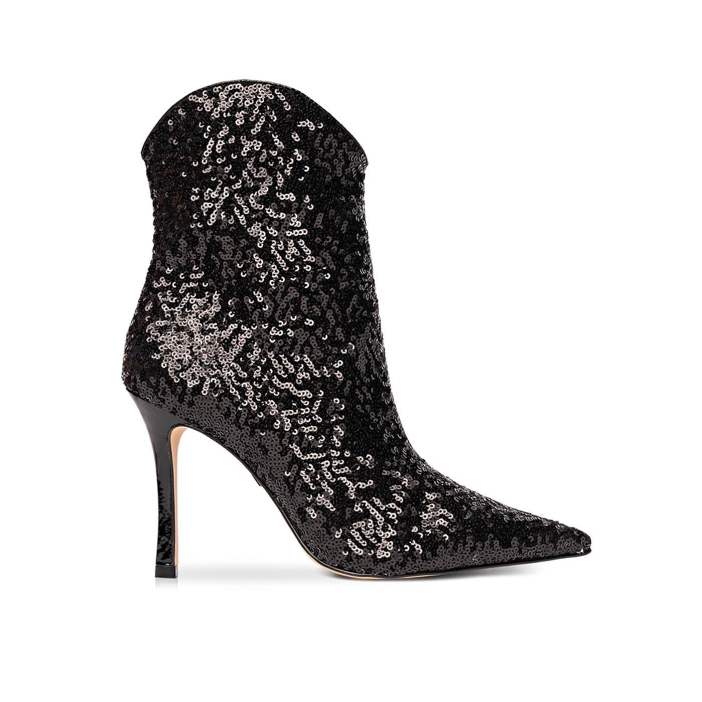 607004 BOTÍN BOTÍN ultrasuede/verniz - black image.