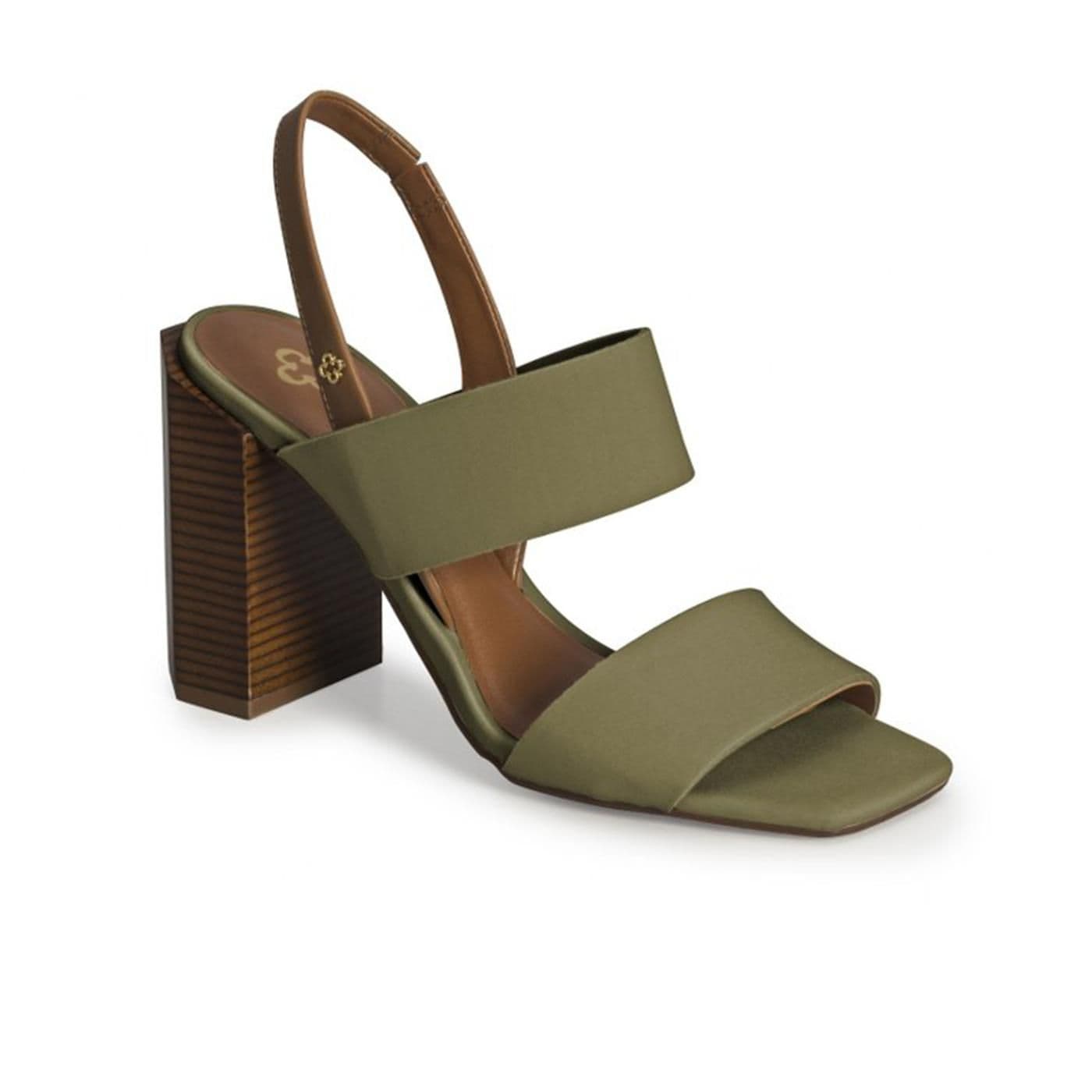 4017175-4 SANDALIA TACON oliva/torrone/oliva image.