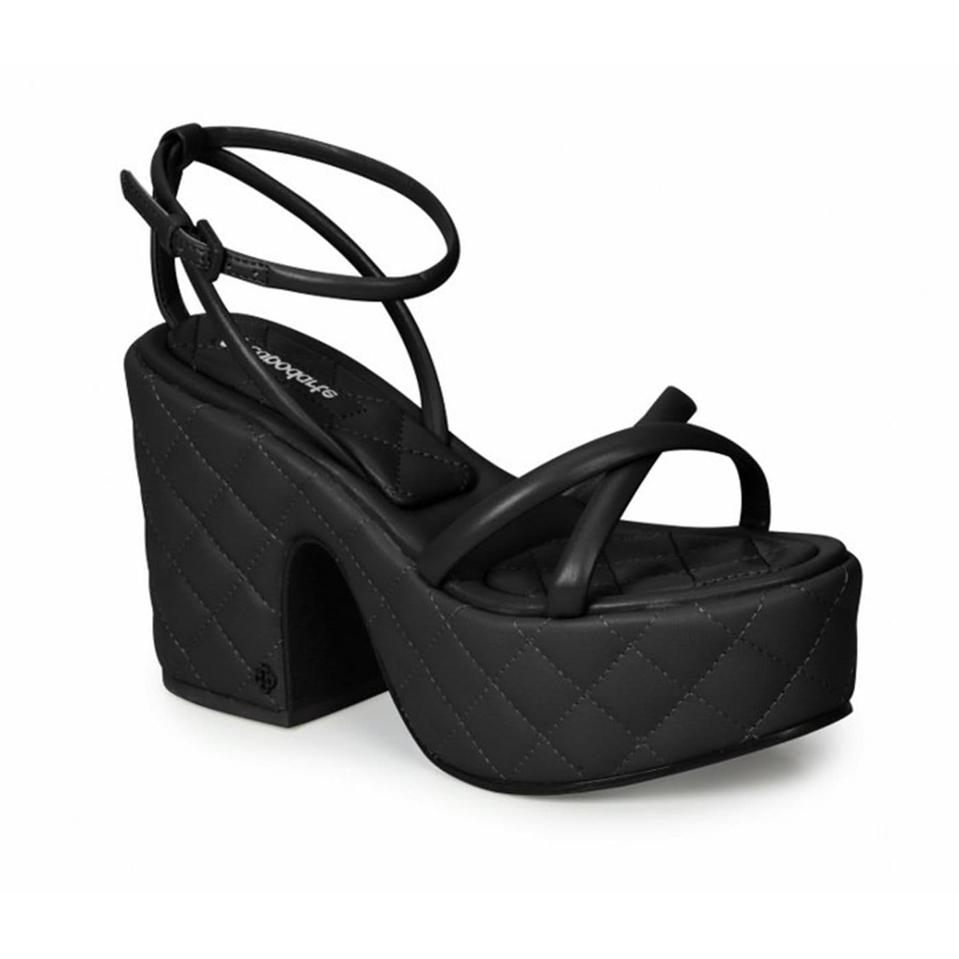 4017044-5 SANDALIA PLATAFORMA preto image.