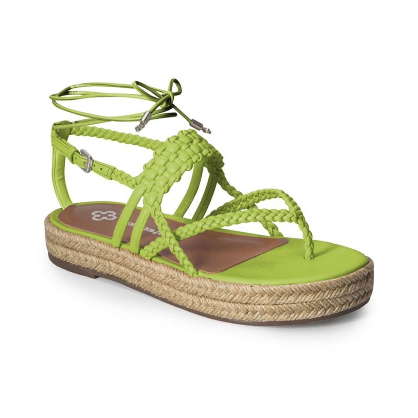 4017234-4 SANDALIA PLATAFORMA limone image.