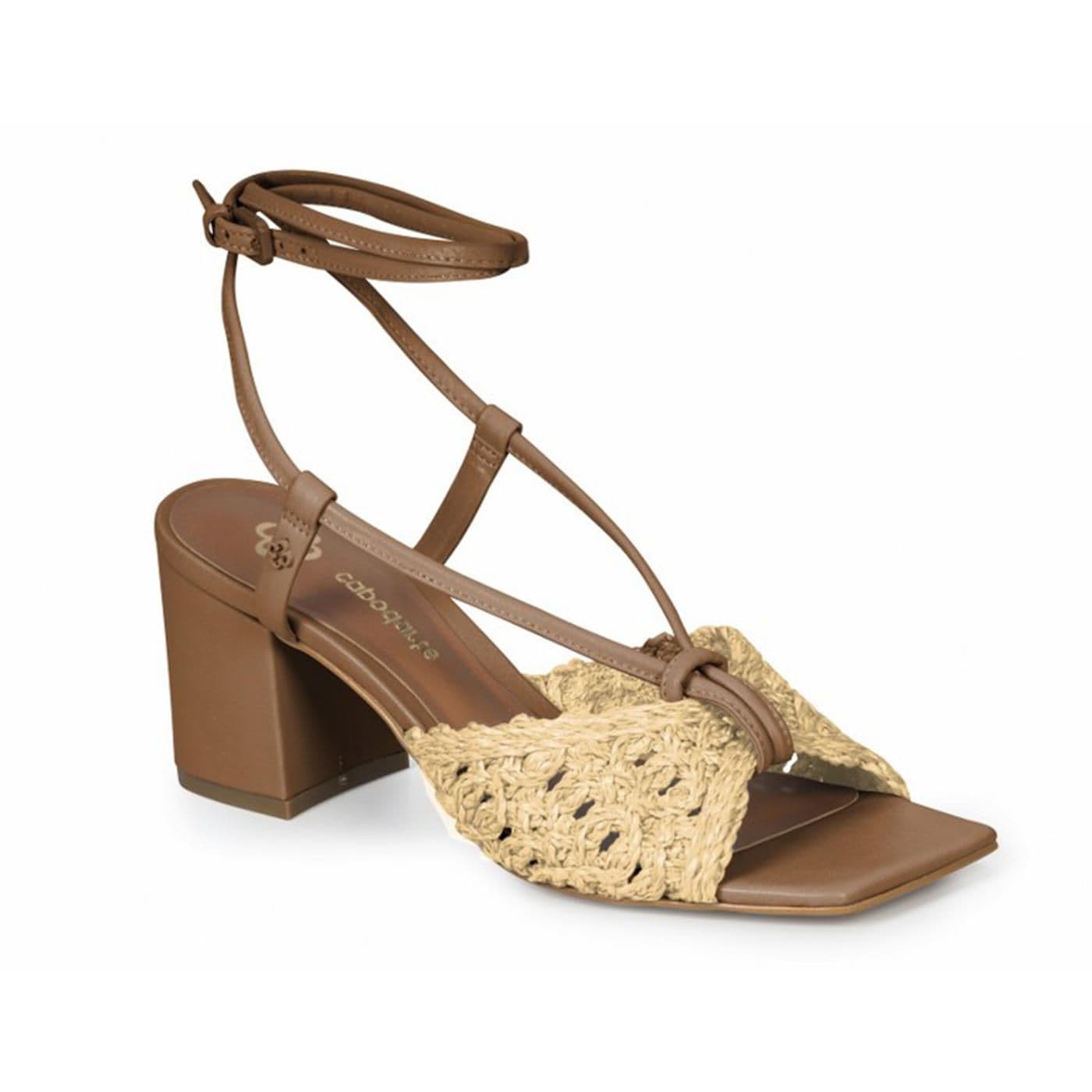 4017066-3 SANDALIA TACON natural/torrone image.