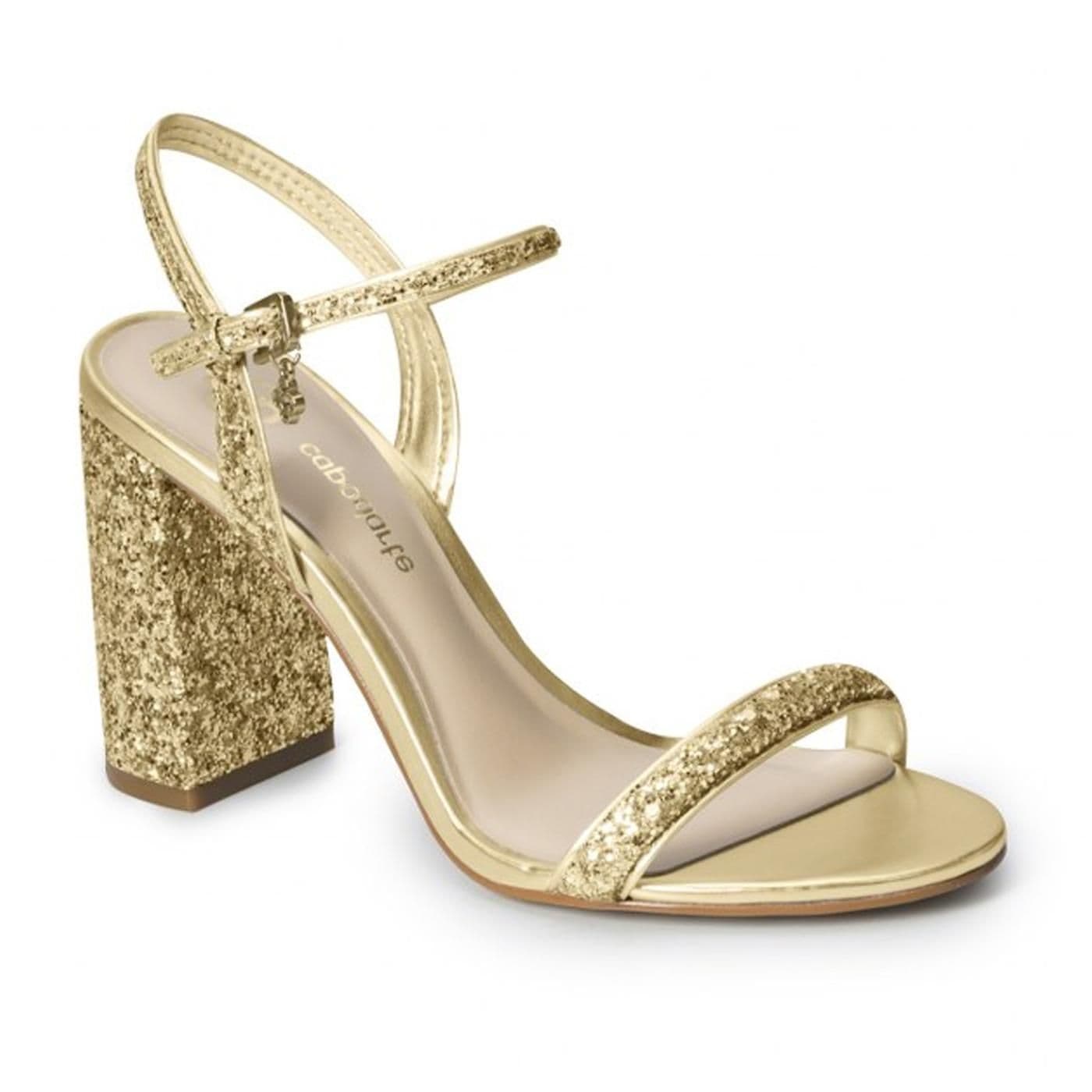 4017360-3 SANDALIA TACON ouro image.