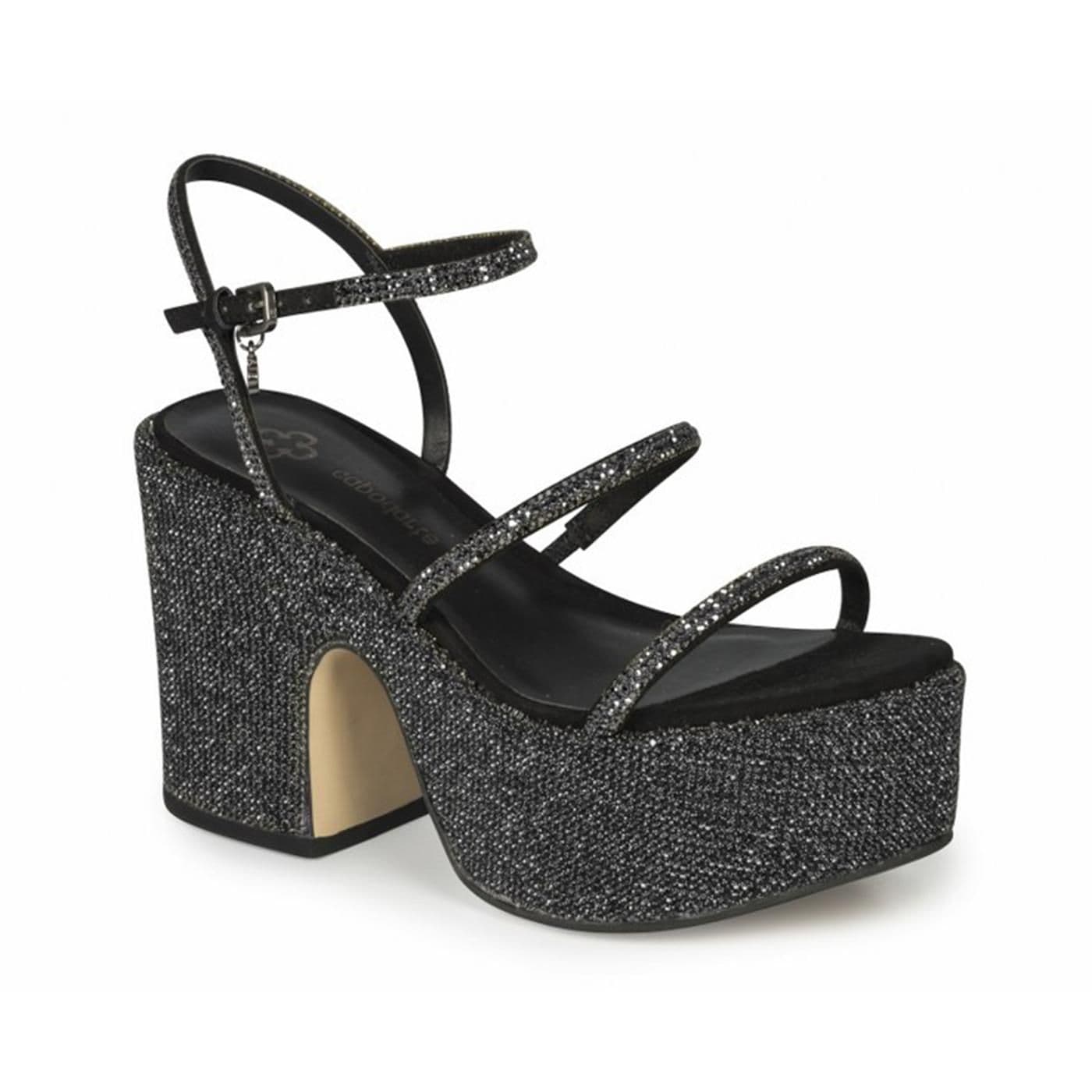 4017037-4 SANDALIA PLATAFORMA preto image.