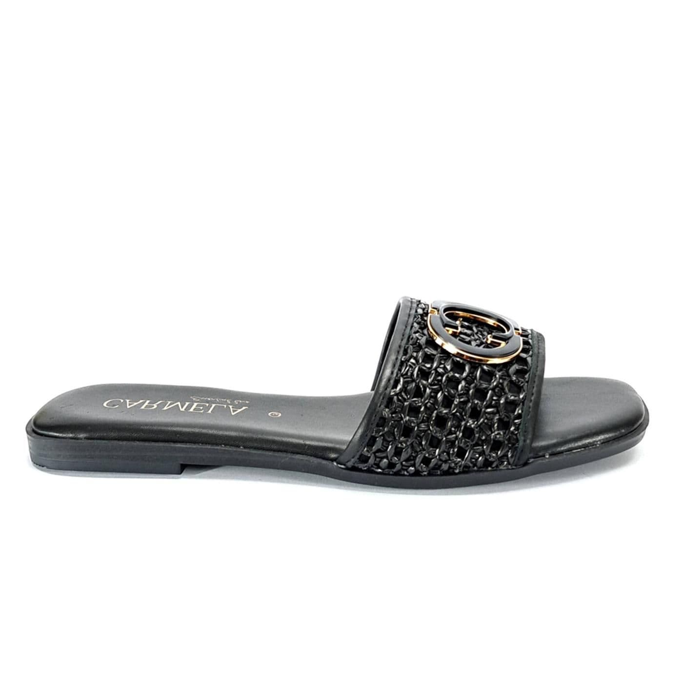 SANDALIA PIEL 162193 negro image.