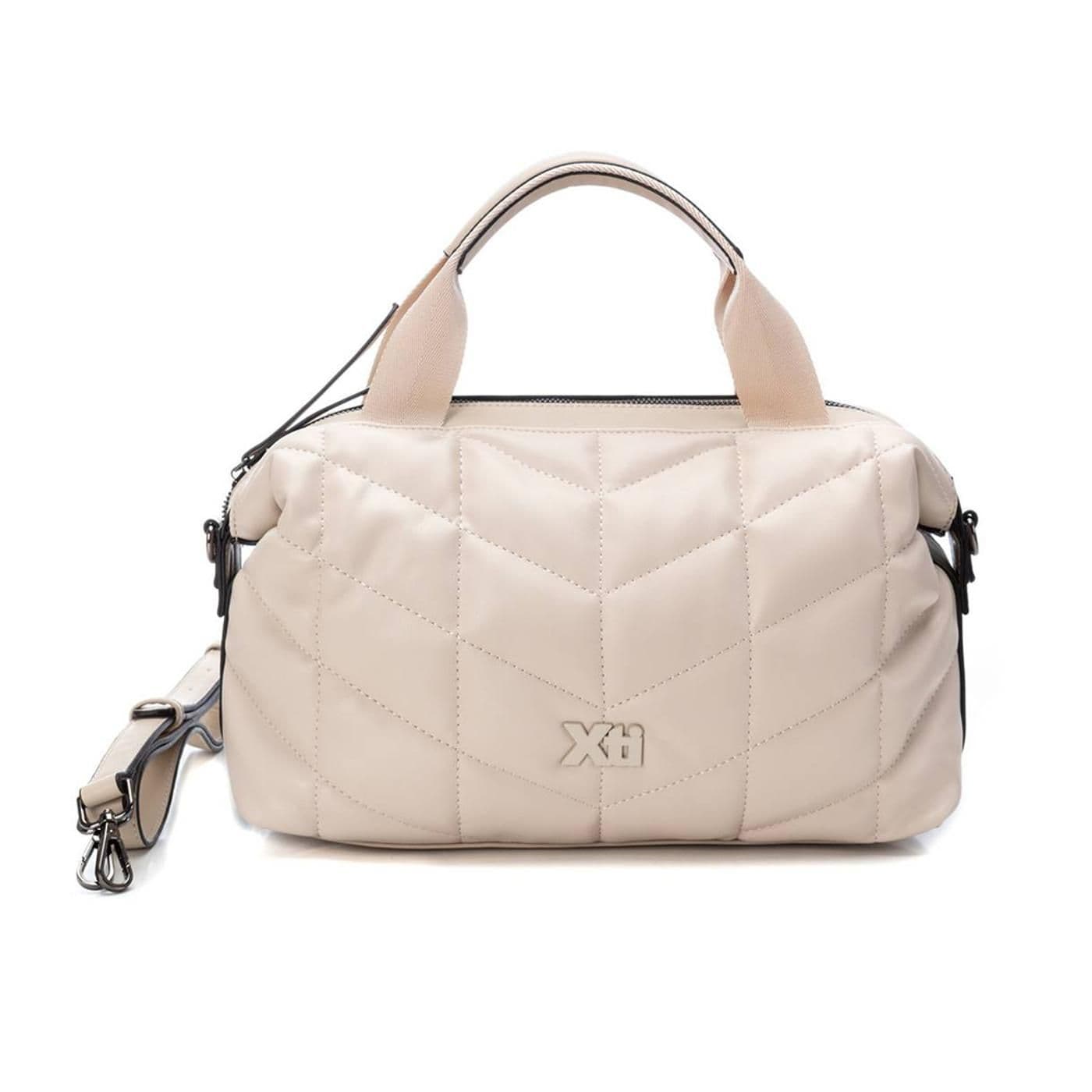 184231 BOLSO SEÑORA BOWLING 18X33X12 beige image.