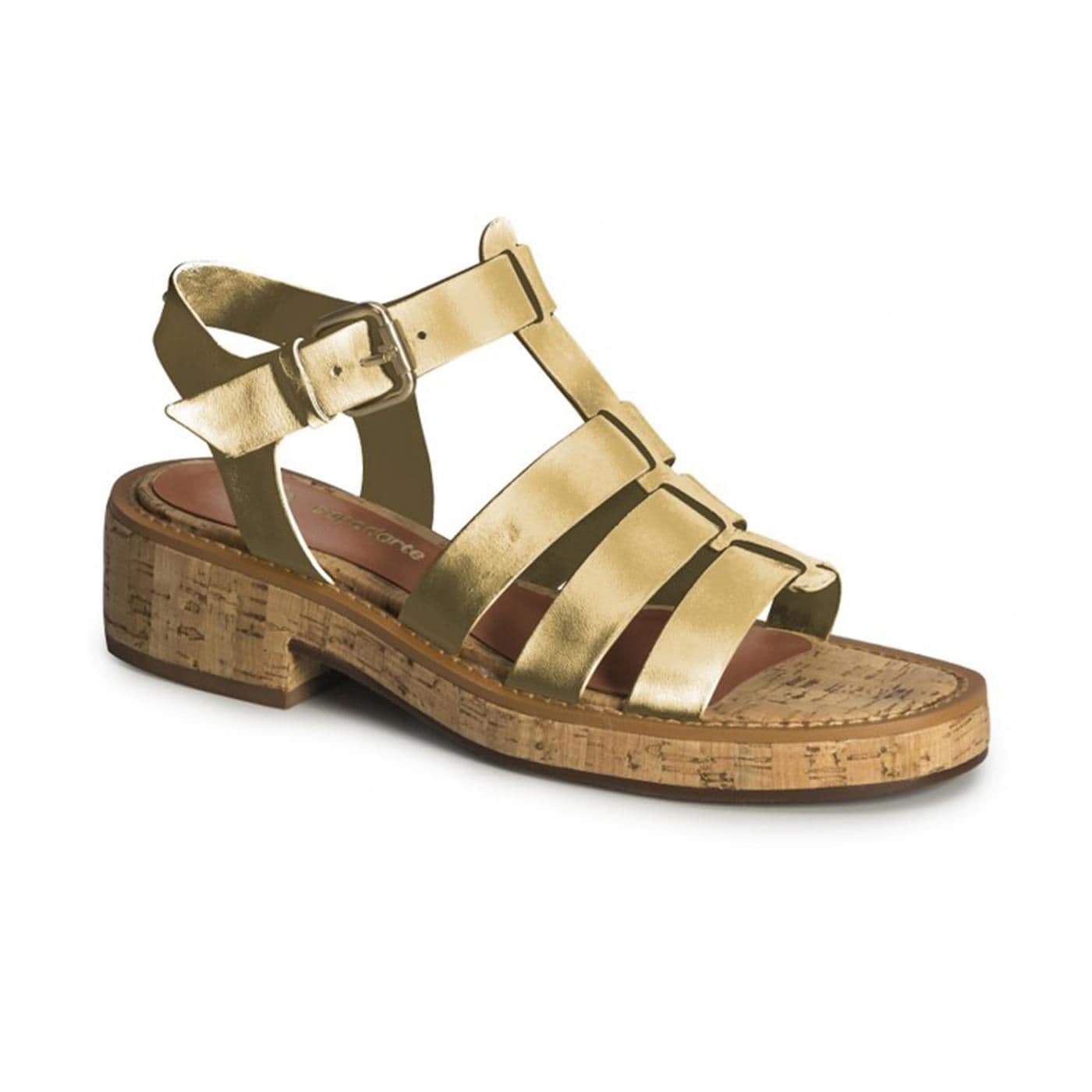 4017205-6 SANDALIA BAJA ouro image.