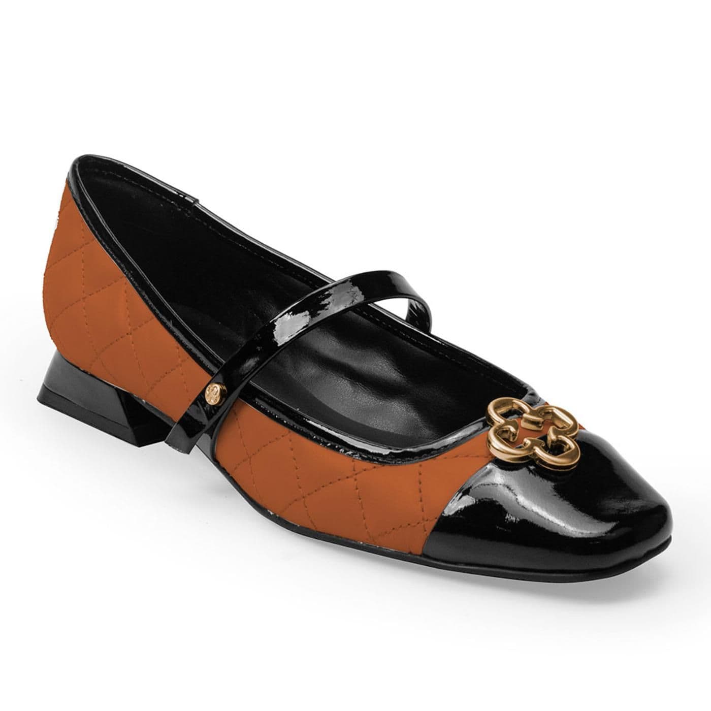 Zapato 4018386 camel/preto image.