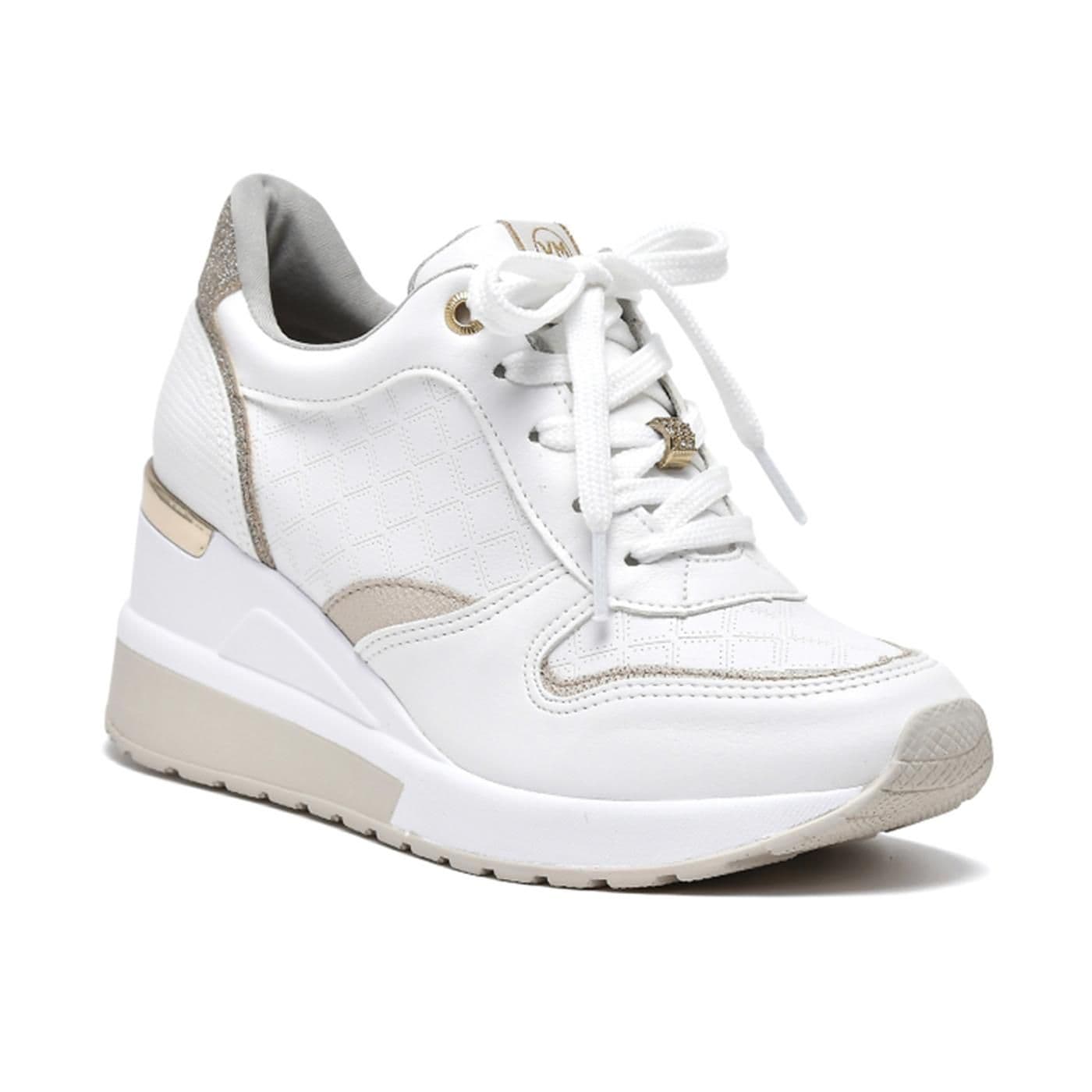 ZAPATILLA CASUAL NAPA 23-10807-03 white/gold image.