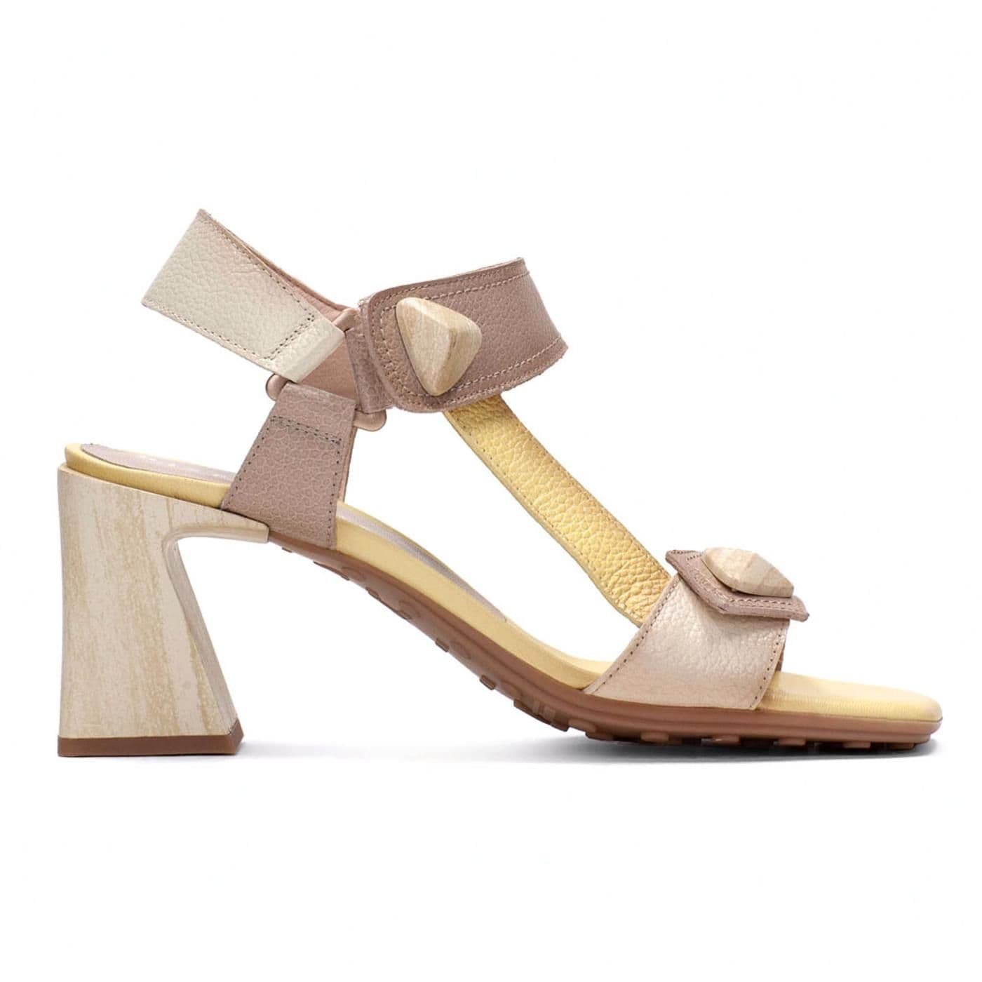 SANDALIA MIAMI cuoio/celeste image.