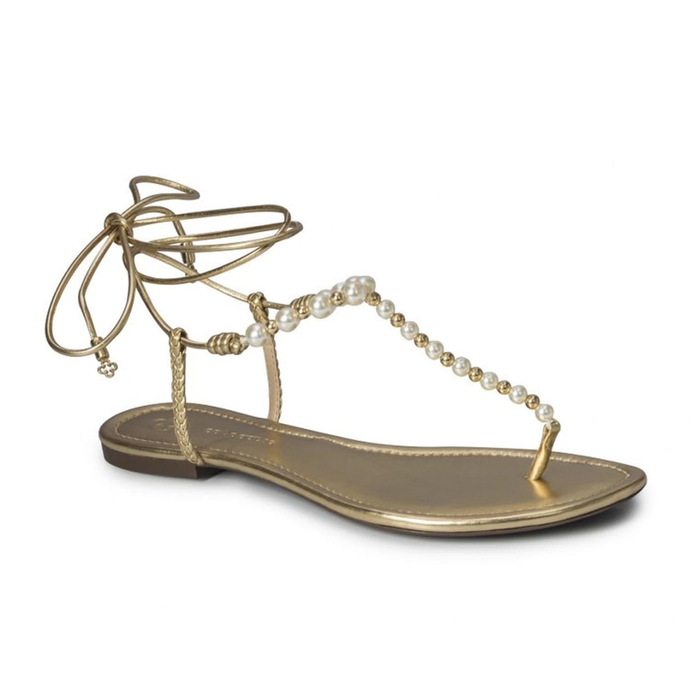 4017325-3 SANDALIA BAJA ouro image.