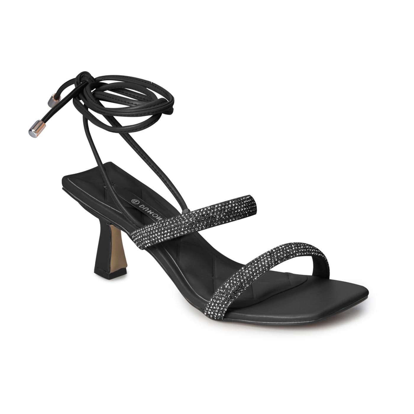 4118159-5 SANDALIA TACON preto image.