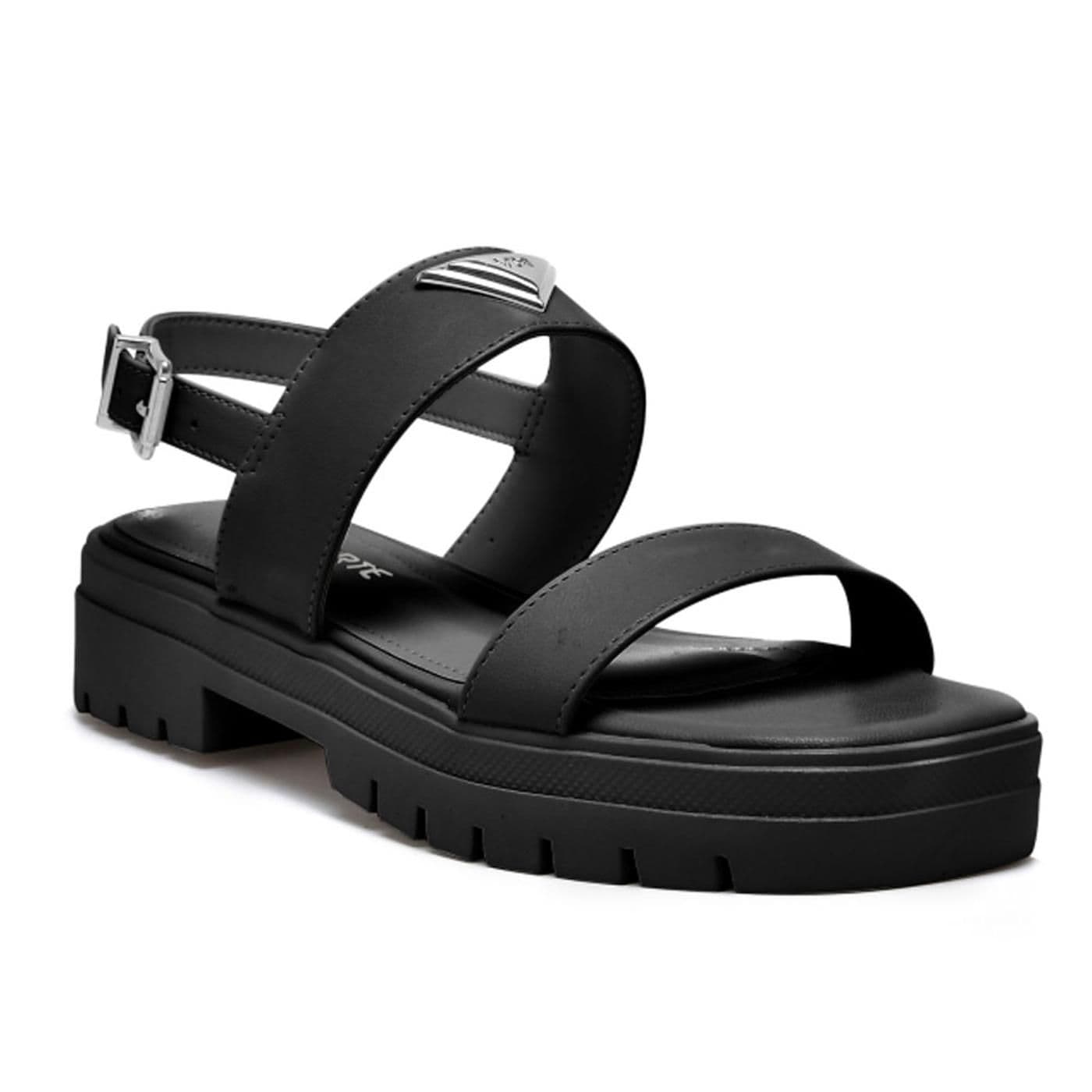 SANDALIA PLATAFORMA MEDIA 23-17503-01 black image.