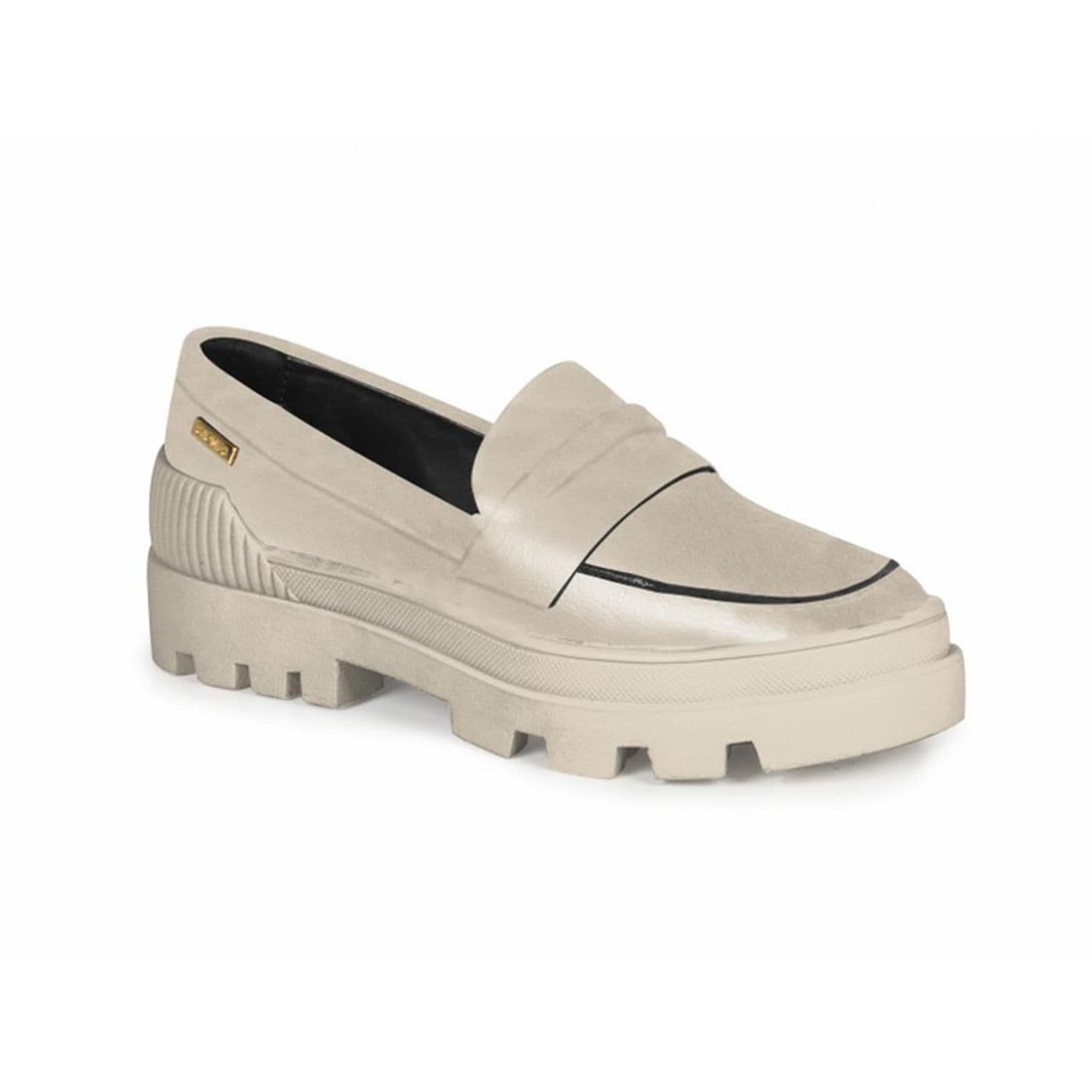 4117633 MOCASIN PLATAFORMA ivory(sola ivory) image.