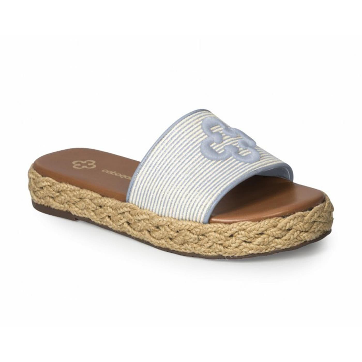 4017085-4 SANDALIA PLATAFORMA cru-azul chiaro/azul chiaro image.