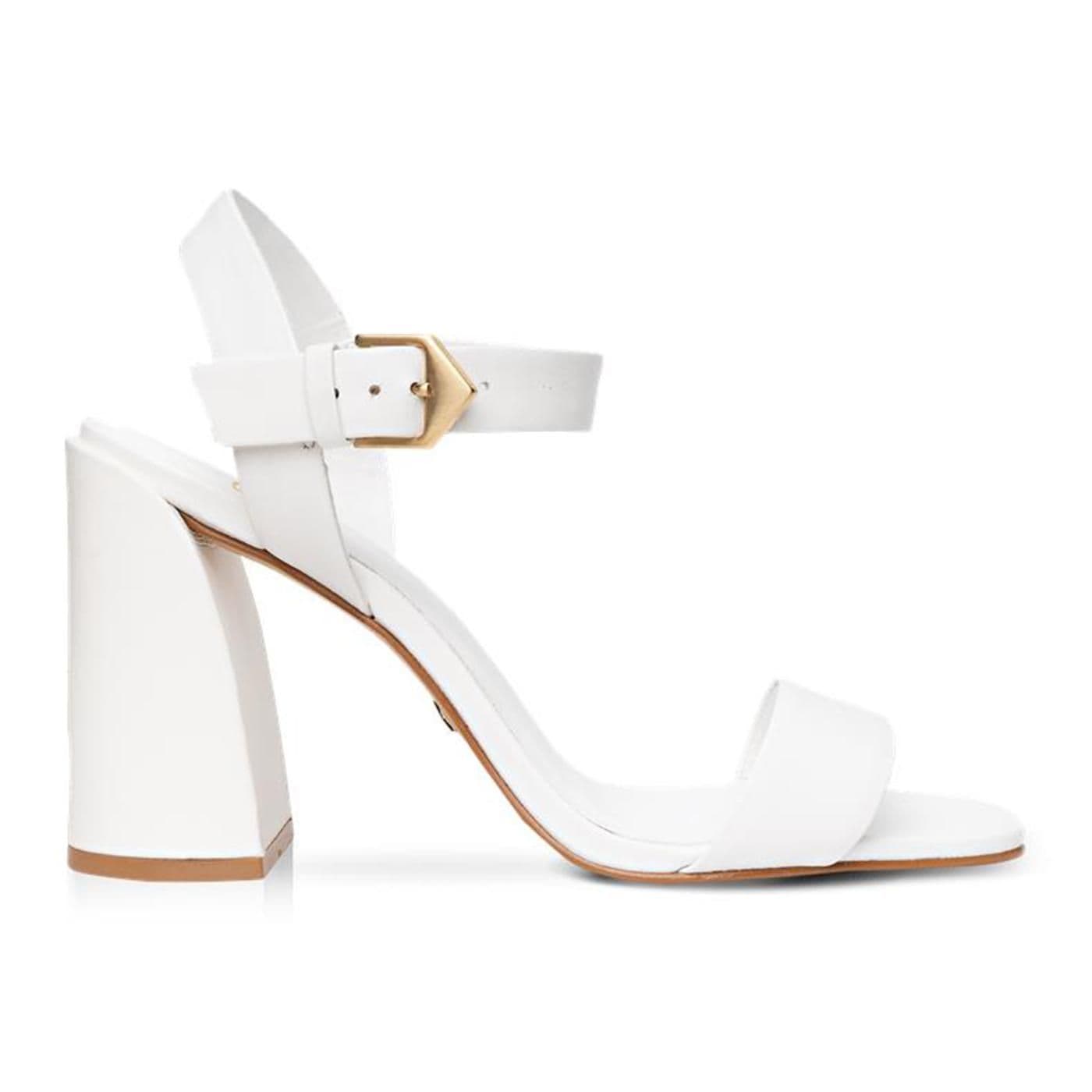 Sandalia Basic Bloco 651005 mestiço white image.