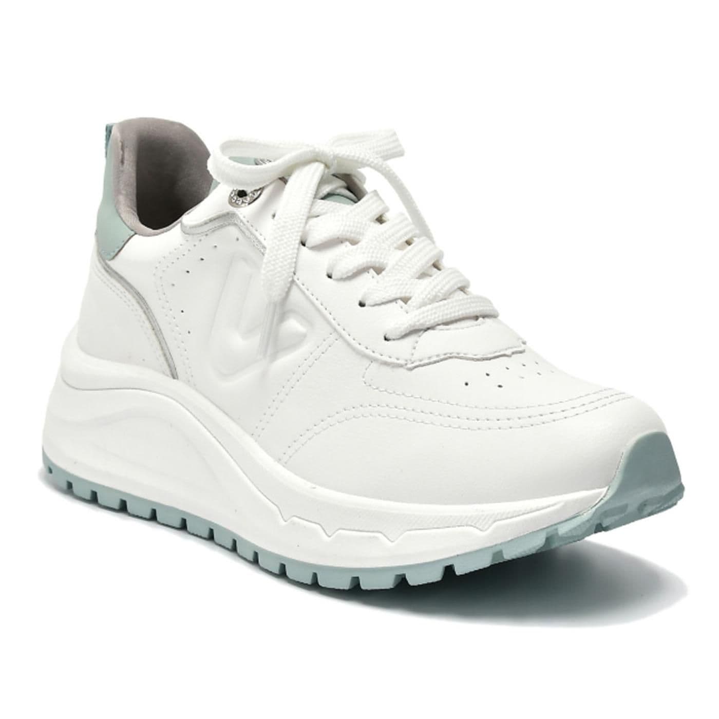 Zapatilla 136-001-03 branco/eucalipto/prata image.