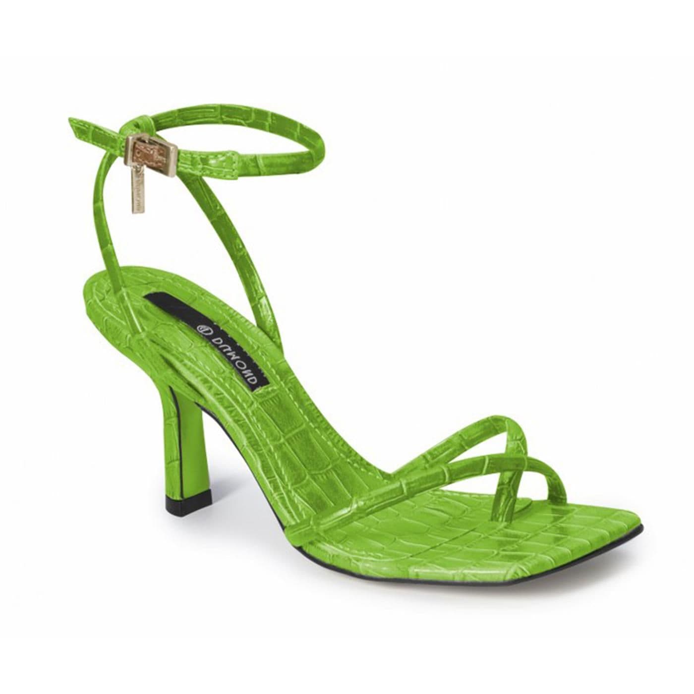 4118114-5 SANDALIA TACON verde eletric image.