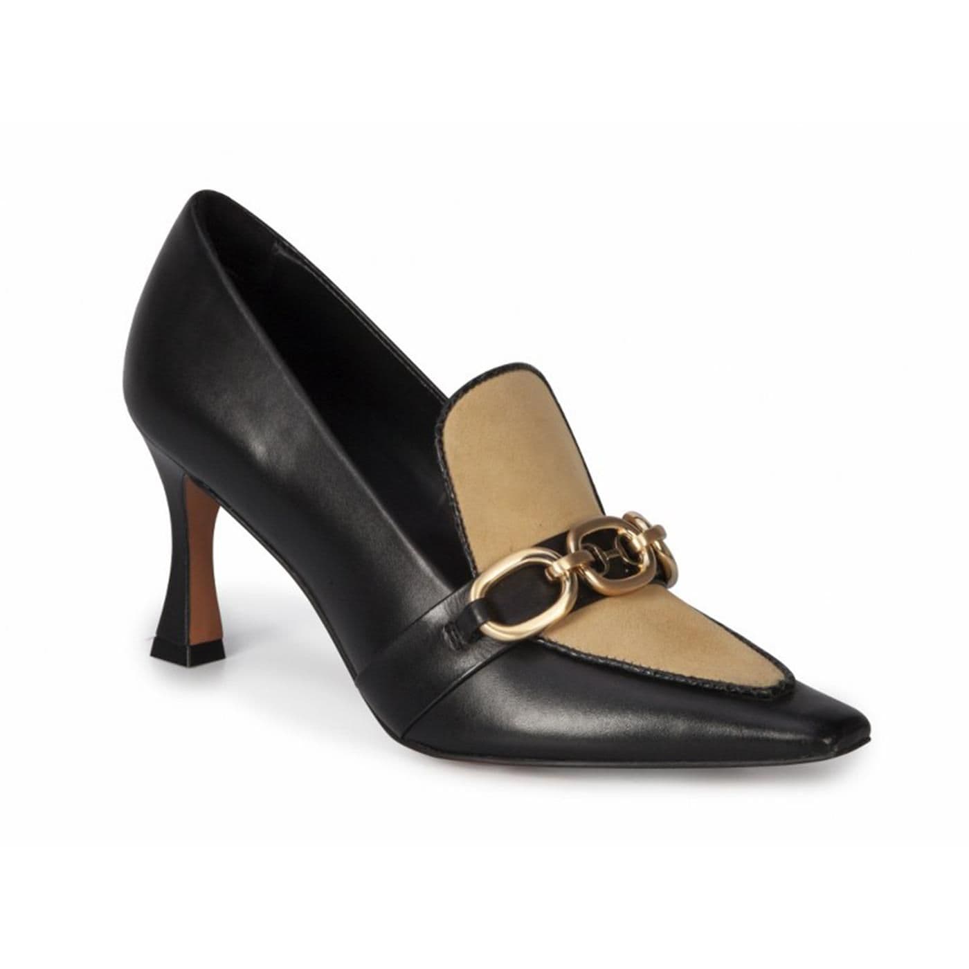 4016616 ZAPATO CERRADO TACON black/pecan/black image.