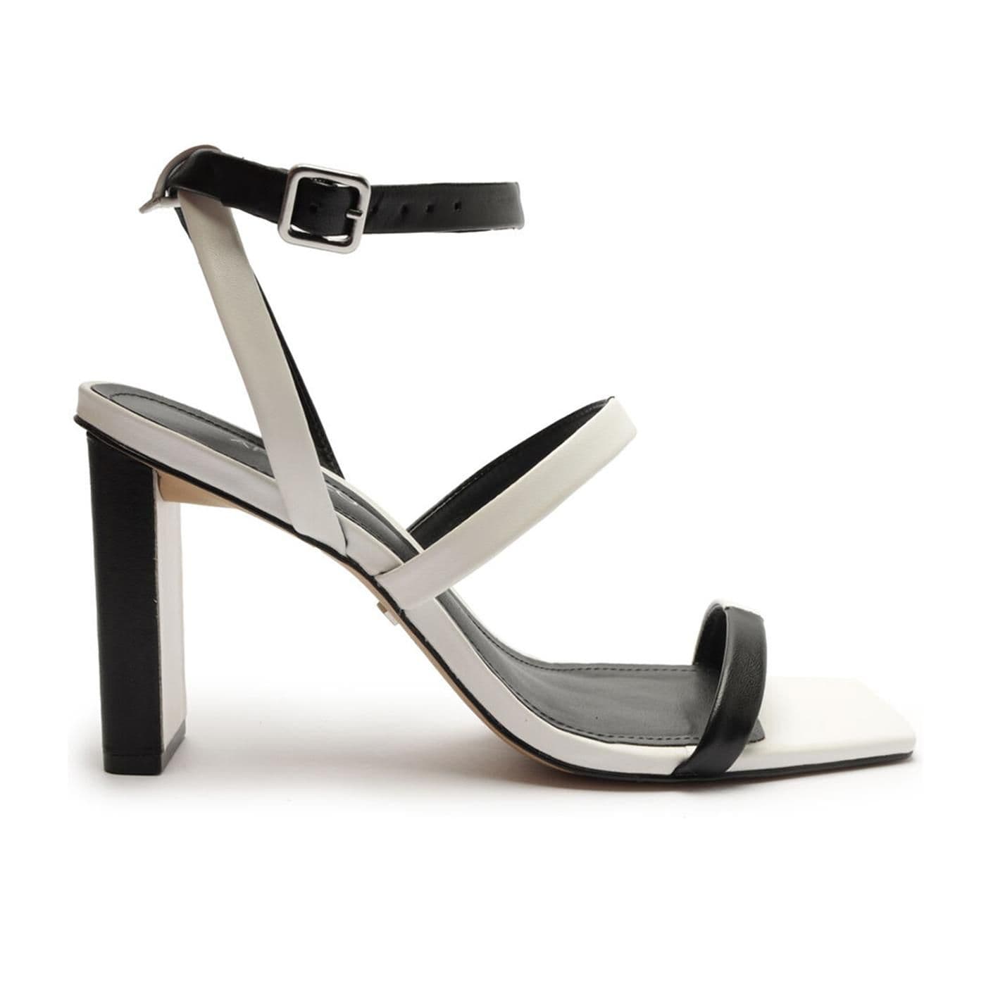 Sandalia tacon A1209900190001U x28j8 - white salt/preto image.