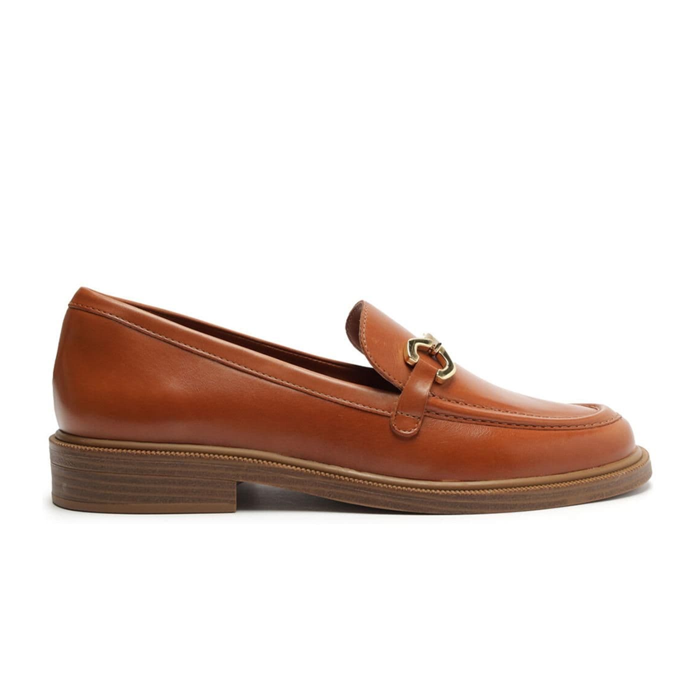 Mocasin de cuero A1330200070001U x21sp - roast caramel image.