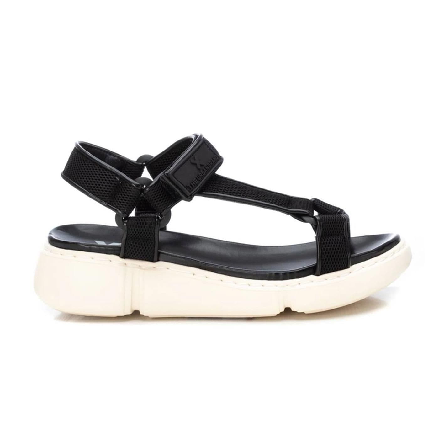 SANDALIA SRA TEXTIL negro image.
