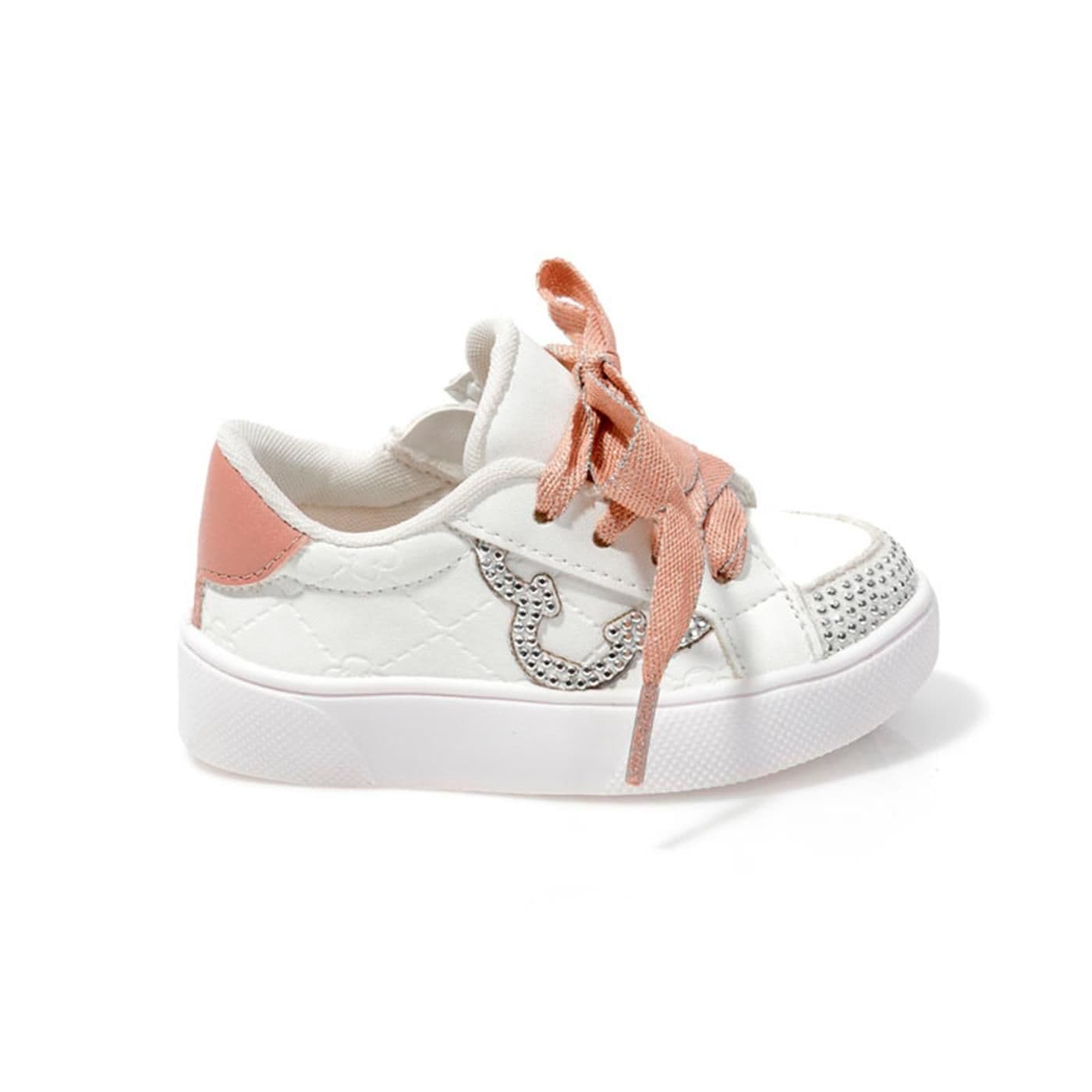 ZAPATILLA 8000693 antique rose (petala) / hotfix sextavado 2mm - starfix st-100 silver image.