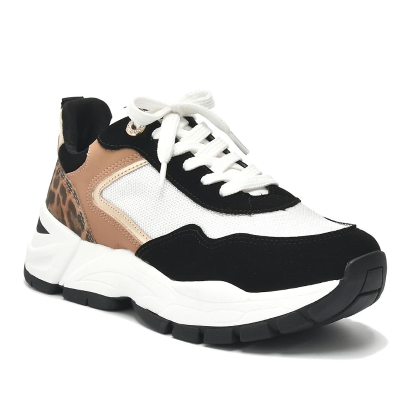 Zapatilla 140-002-01 preto/branco/gold/macchiato/macchiato/gold/branco image.