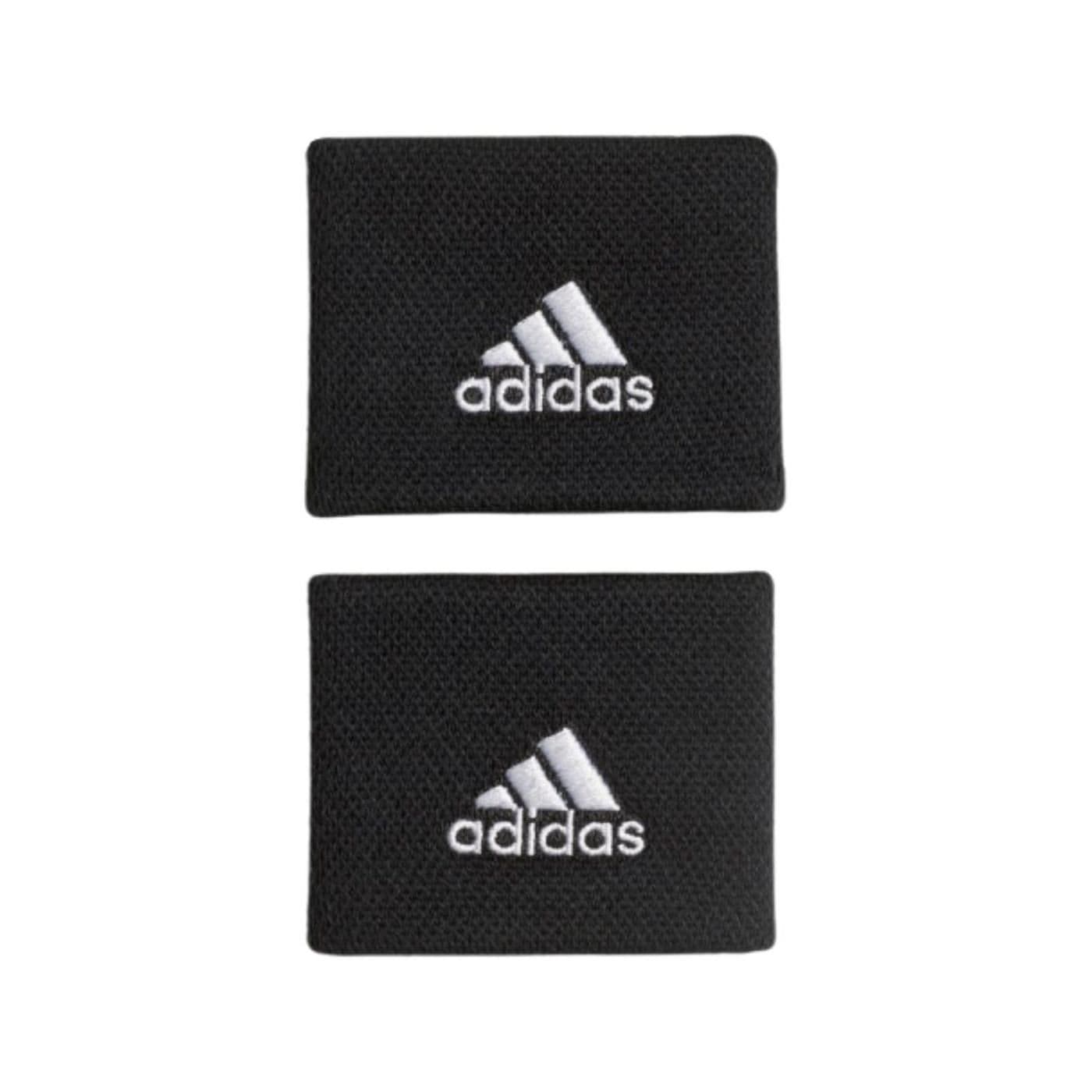 MUÑEQUERA PEQUEÑA ADIDAS TENNIS NEGRO BLANCO image.