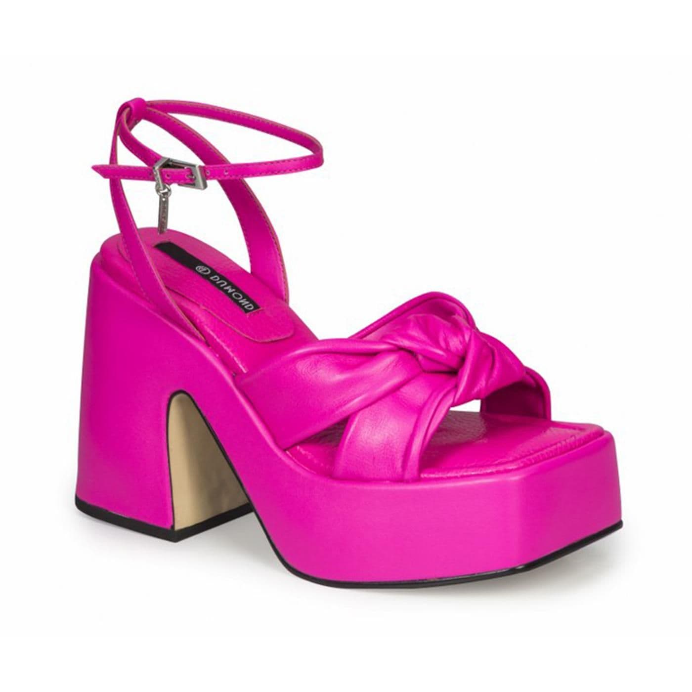 4118074-5 SANDALIA PLATAFORMA rosa eletric image.