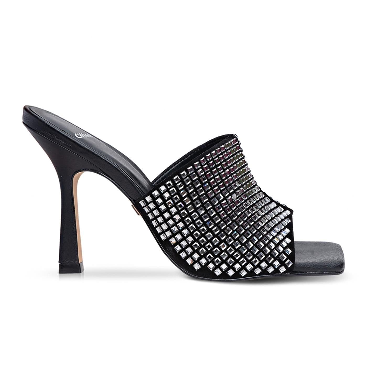 274039 ZUECO TACON suede/mestiço black image.