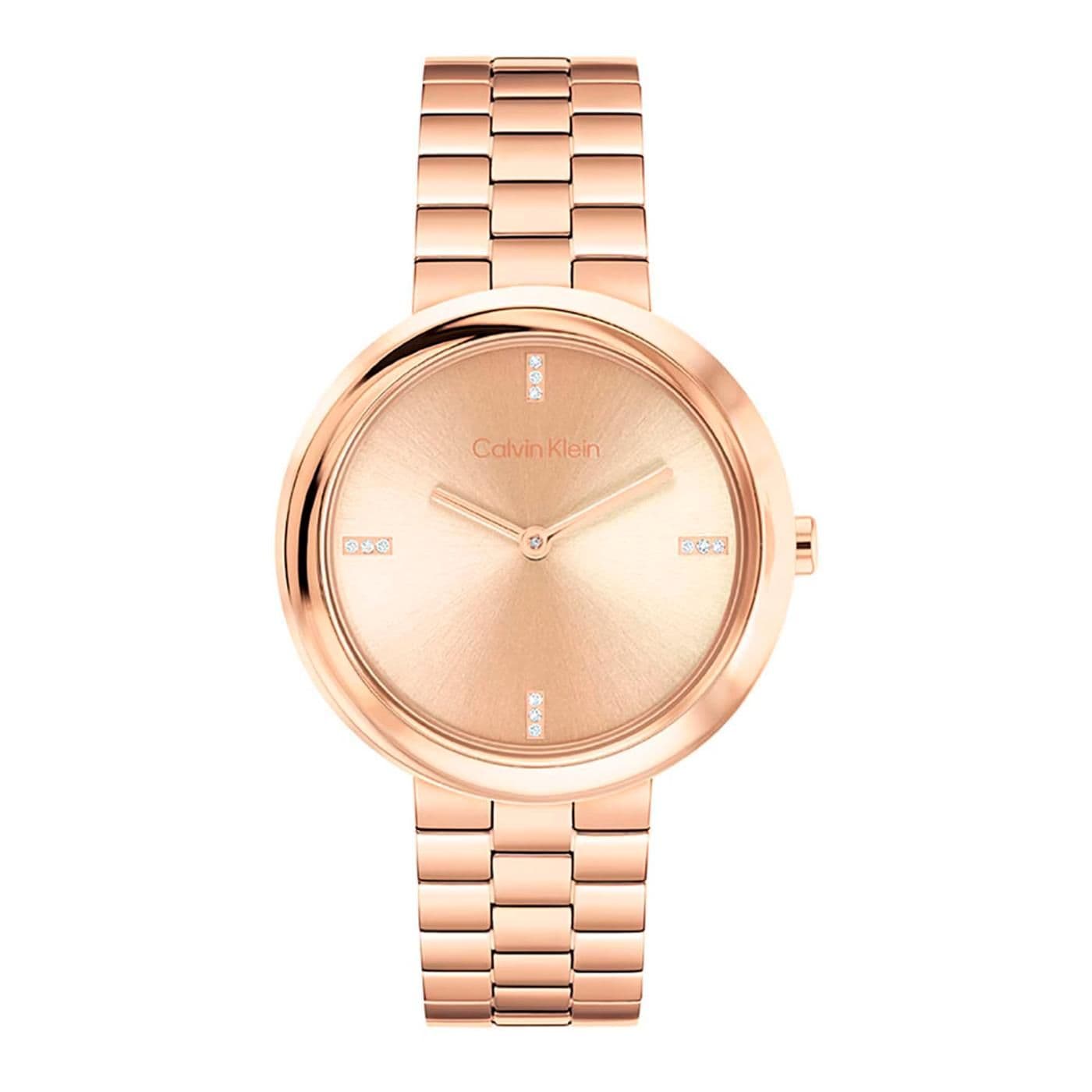 RELOJ CALVIN KLEIN TWISTED BEZEL rose gold image.