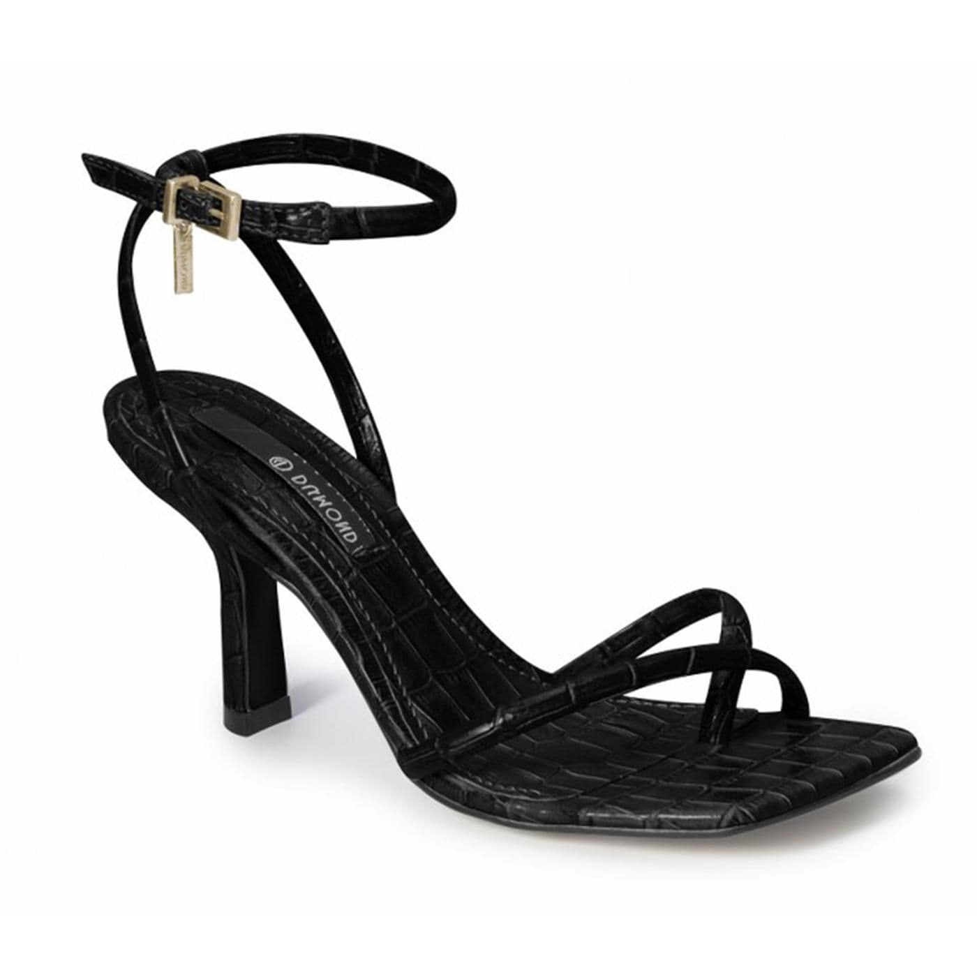 4118114-6 SANDALIA TACON preto image.