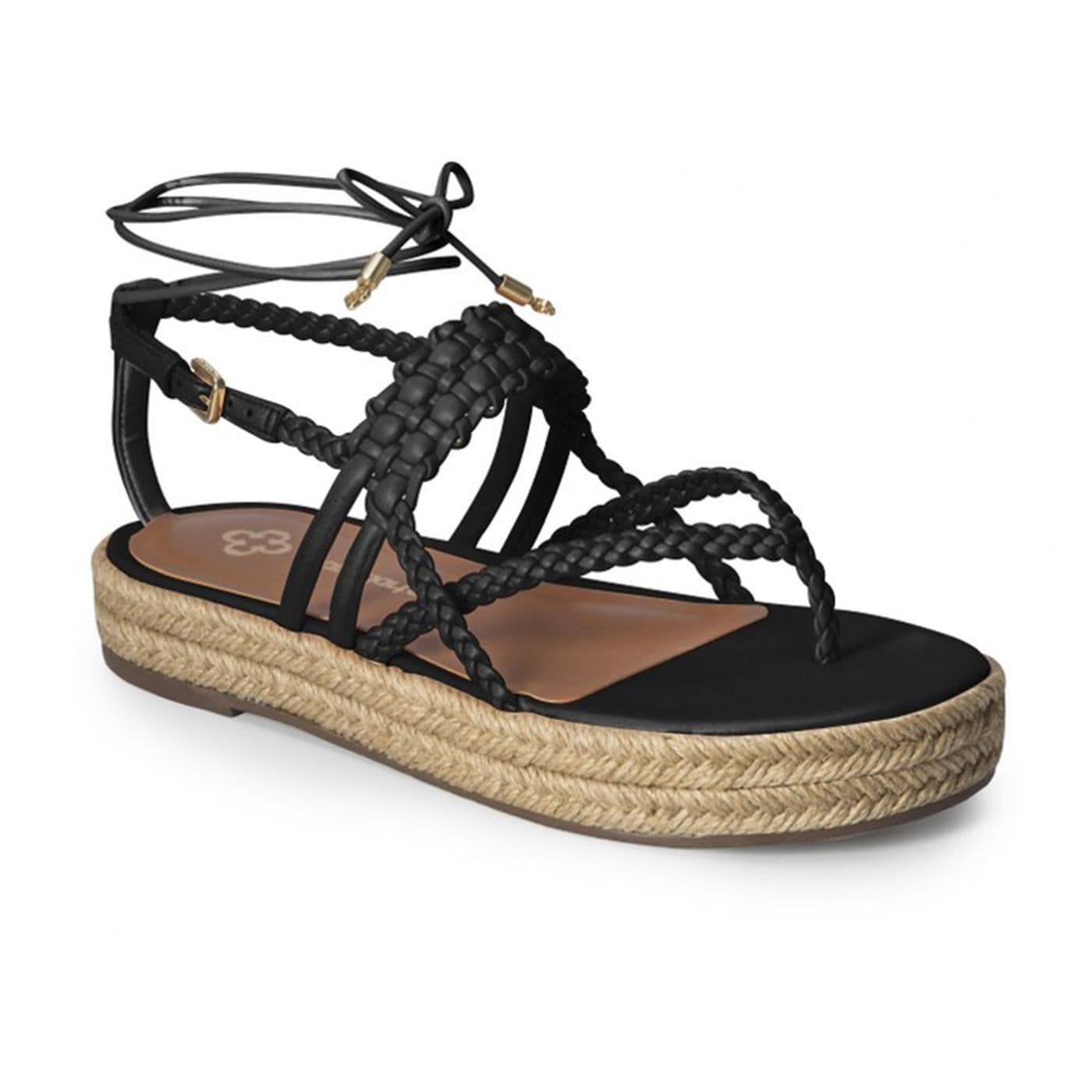 4017234-6 SANDALIA PLATAFORMA preto image.