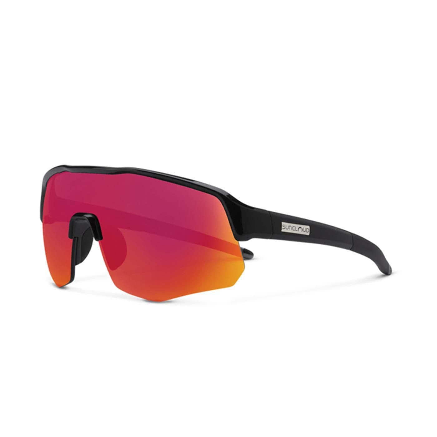 Cadence black + polarized red mirror lens image.