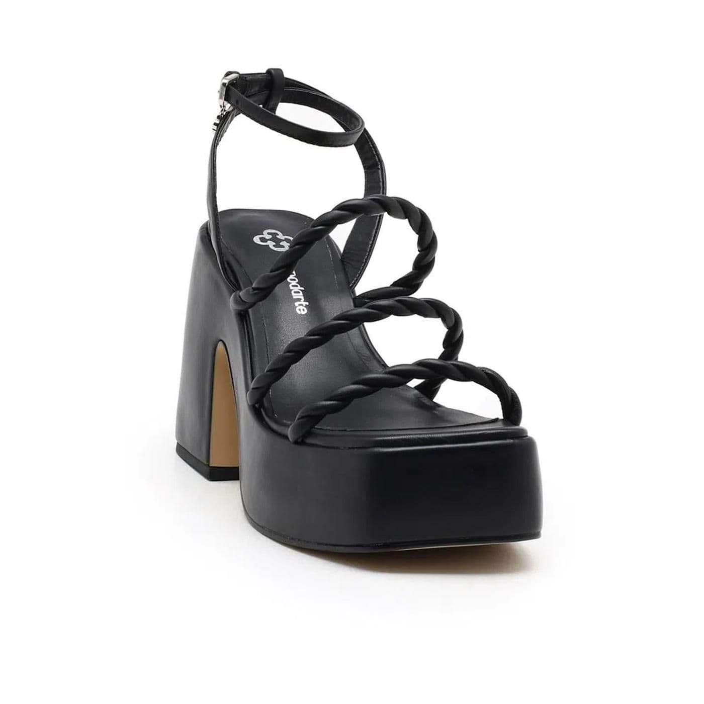 4017161-6 SANDALIA PLATAFORMA preto image.