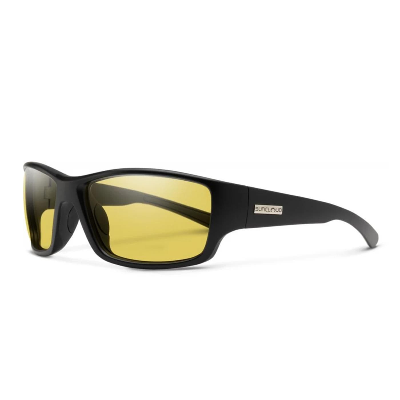 Hull matte black + polarized low light yellow image.