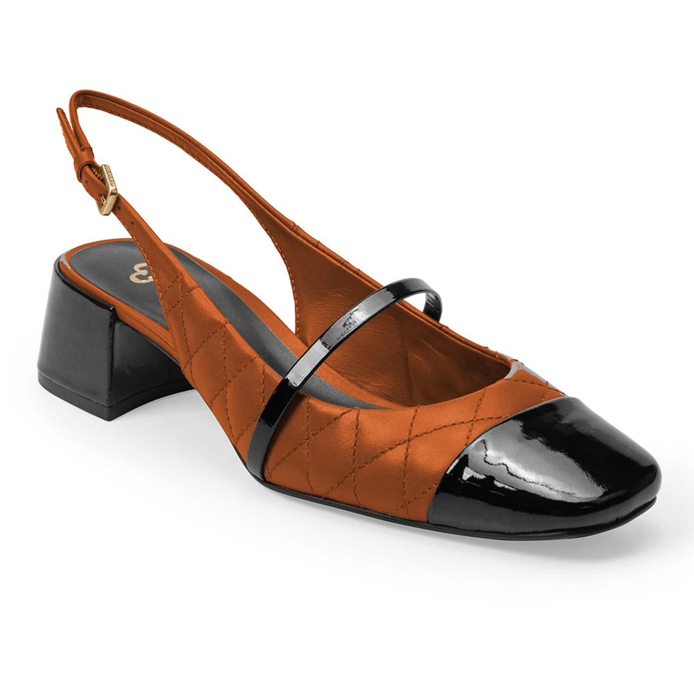 Zapato 4018367 camel/preto image.