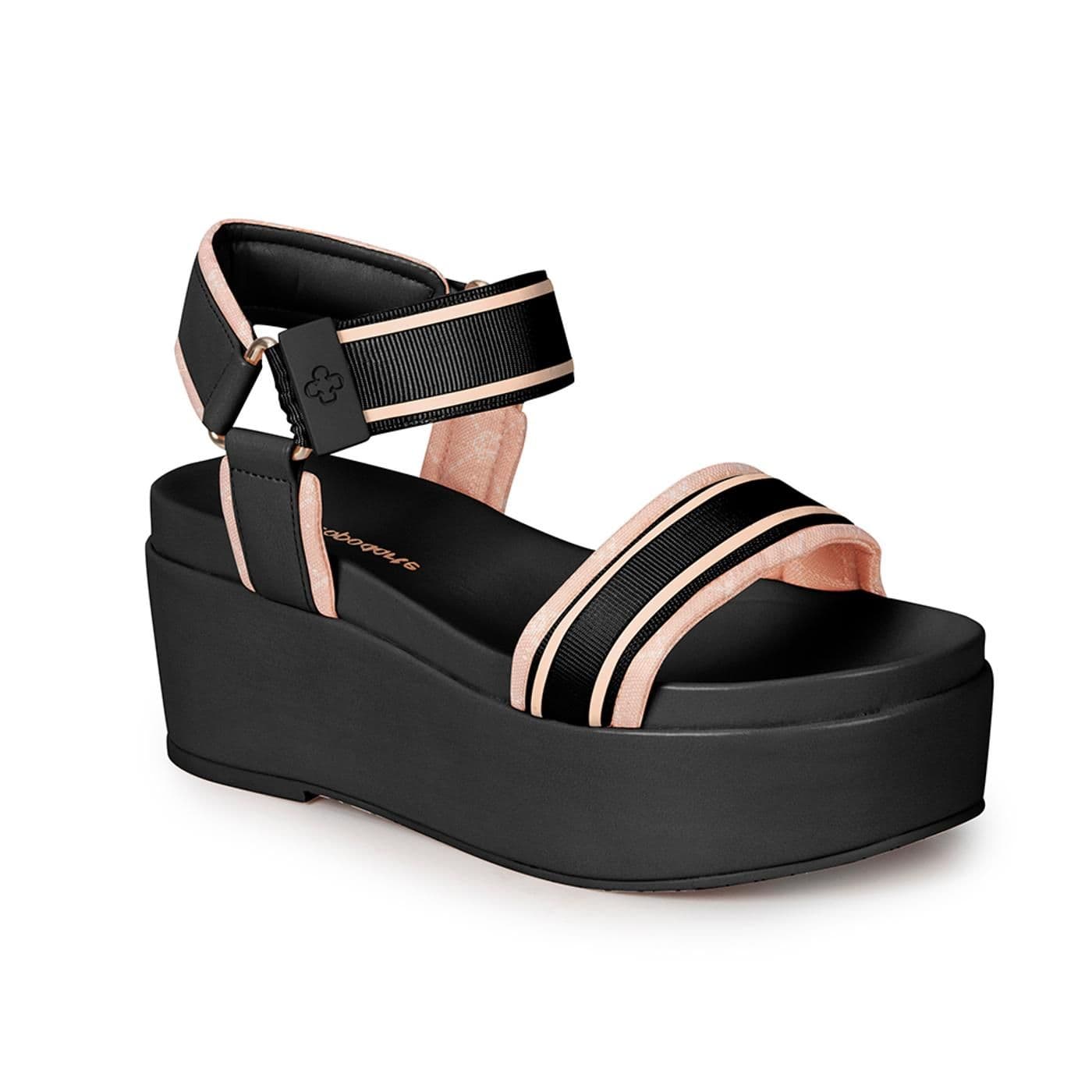 4016417 SANDALIA PLATAFORMA preto image.