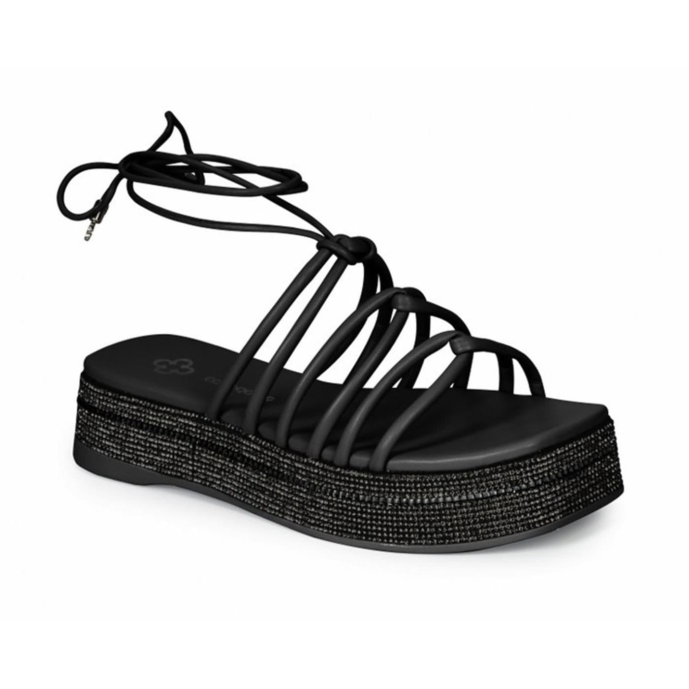 4017030-4 SANDALIA PLATAFORMA preto image.