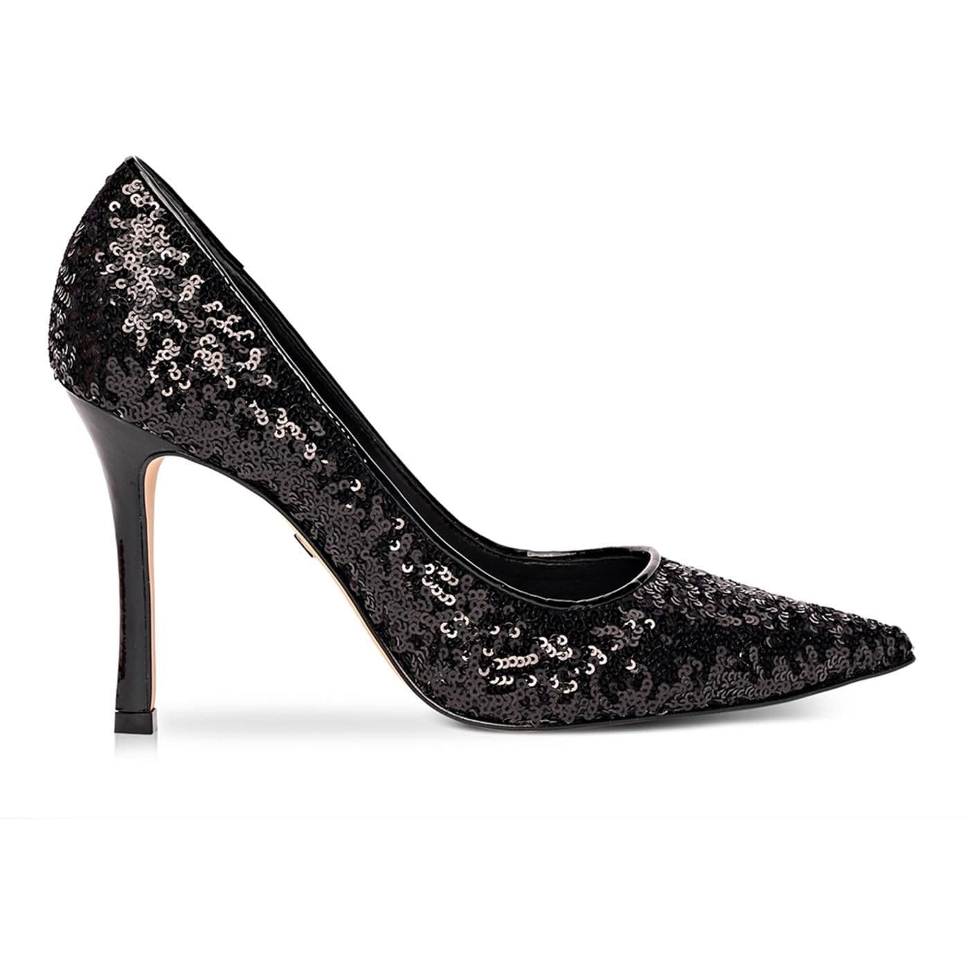 607003 ZAPATO_CERRADO TACON ultrasuede/verniz - black image.