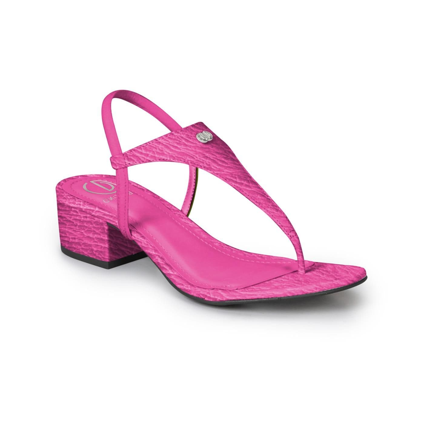 4114379-109 SANDALIA TACON rosa eletric image.