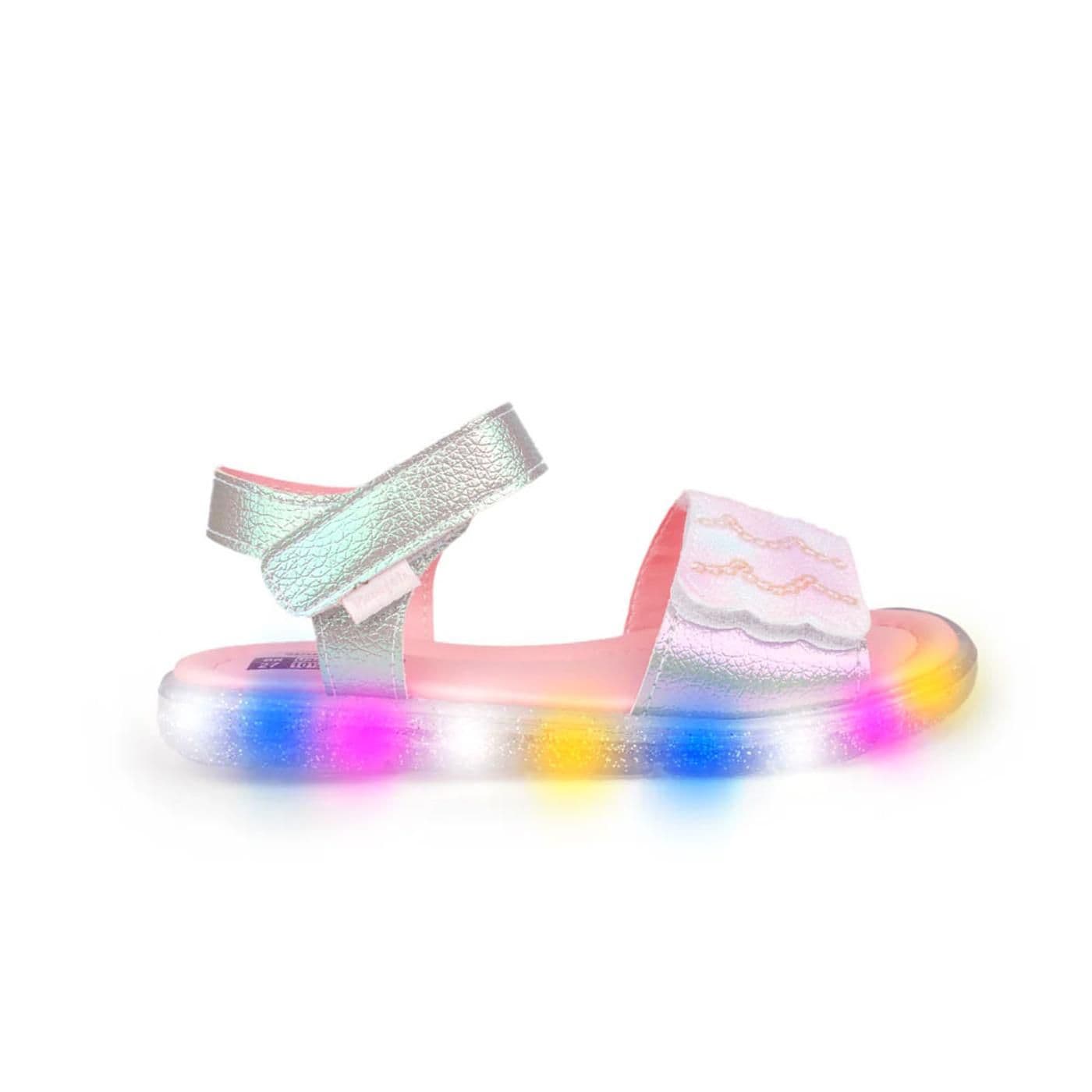 SANDALIA plata holografico image.