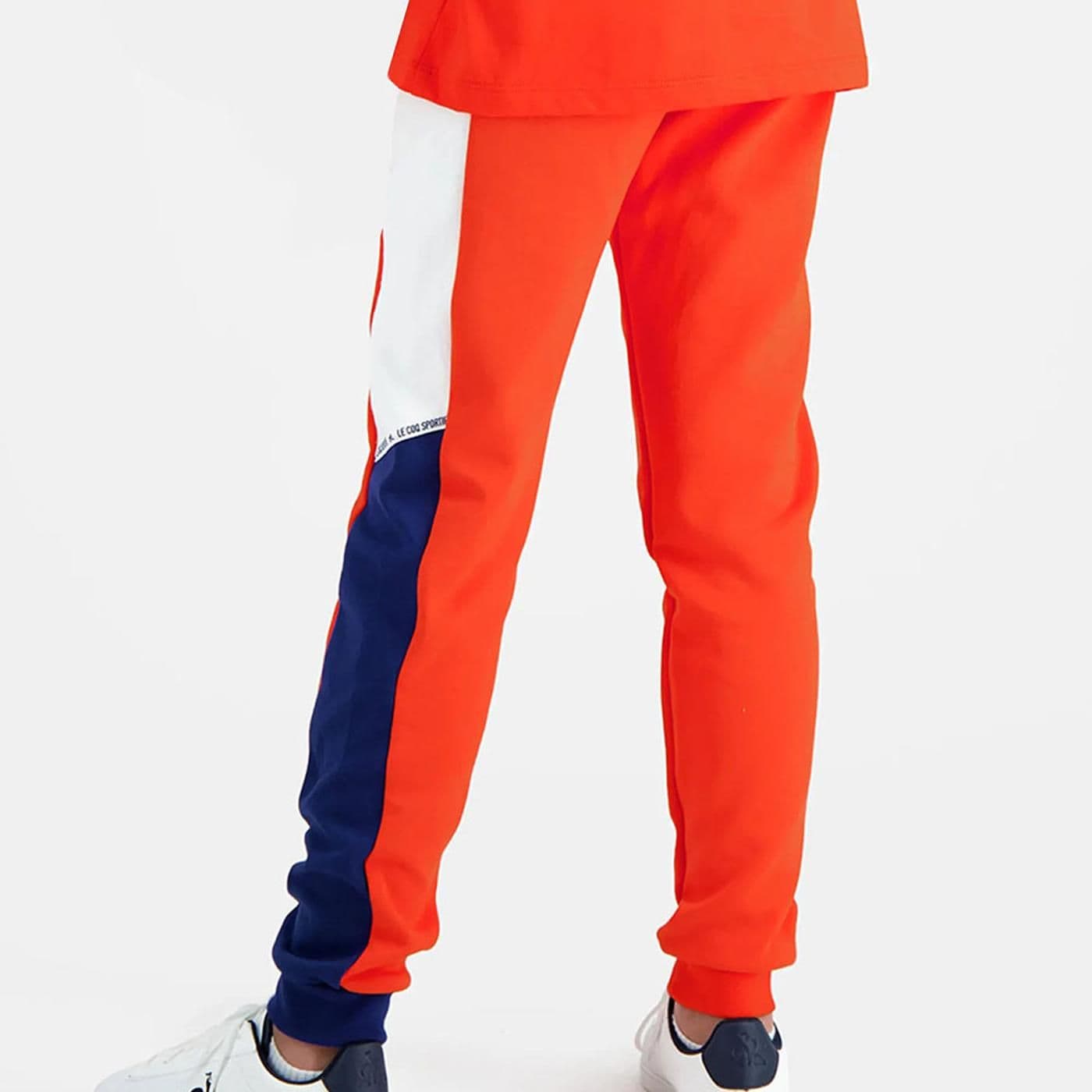 SAISON Pant Slim N°1 Enfa orange/violet j - image