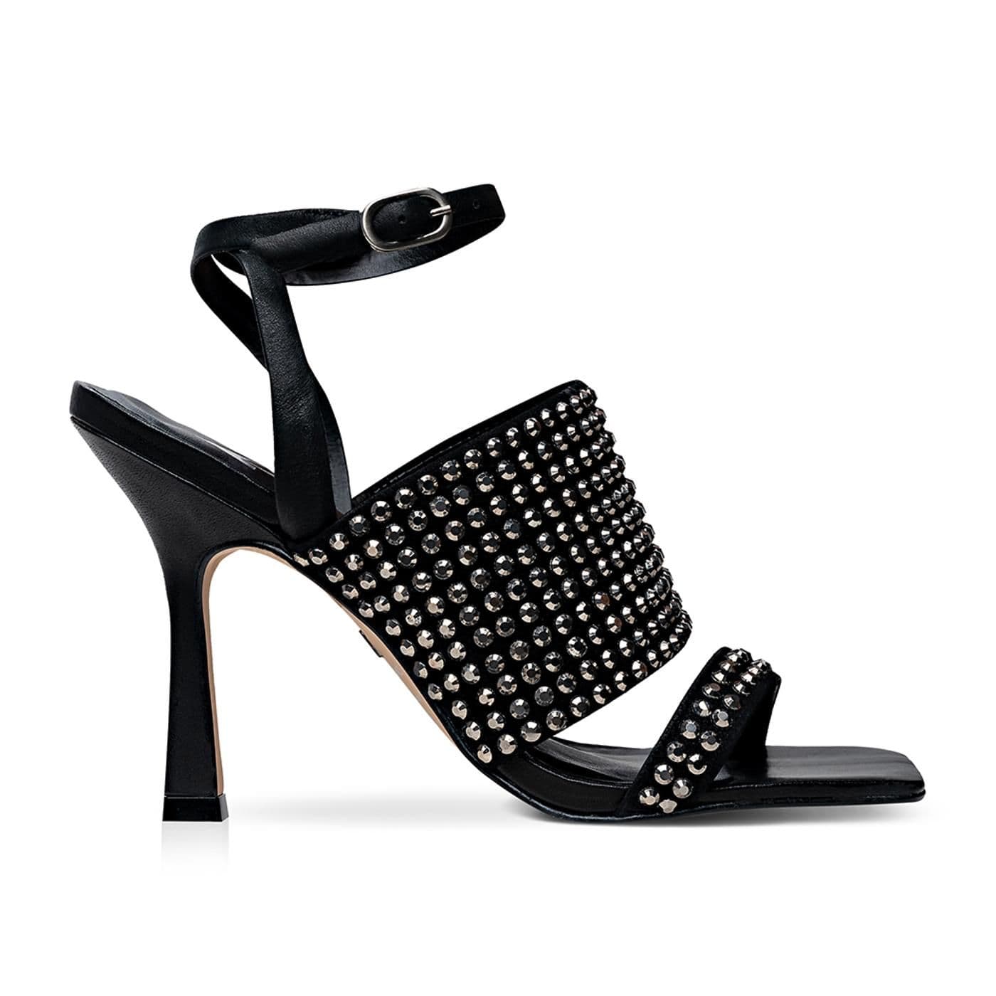 Sandalia de Tacon 274057 nobuck smooth black image.